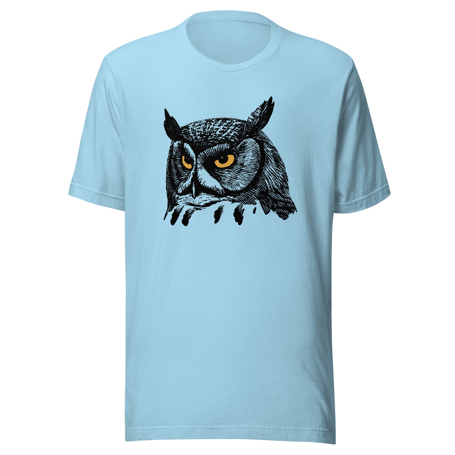Golden Eye Owl Unisex t-shirt