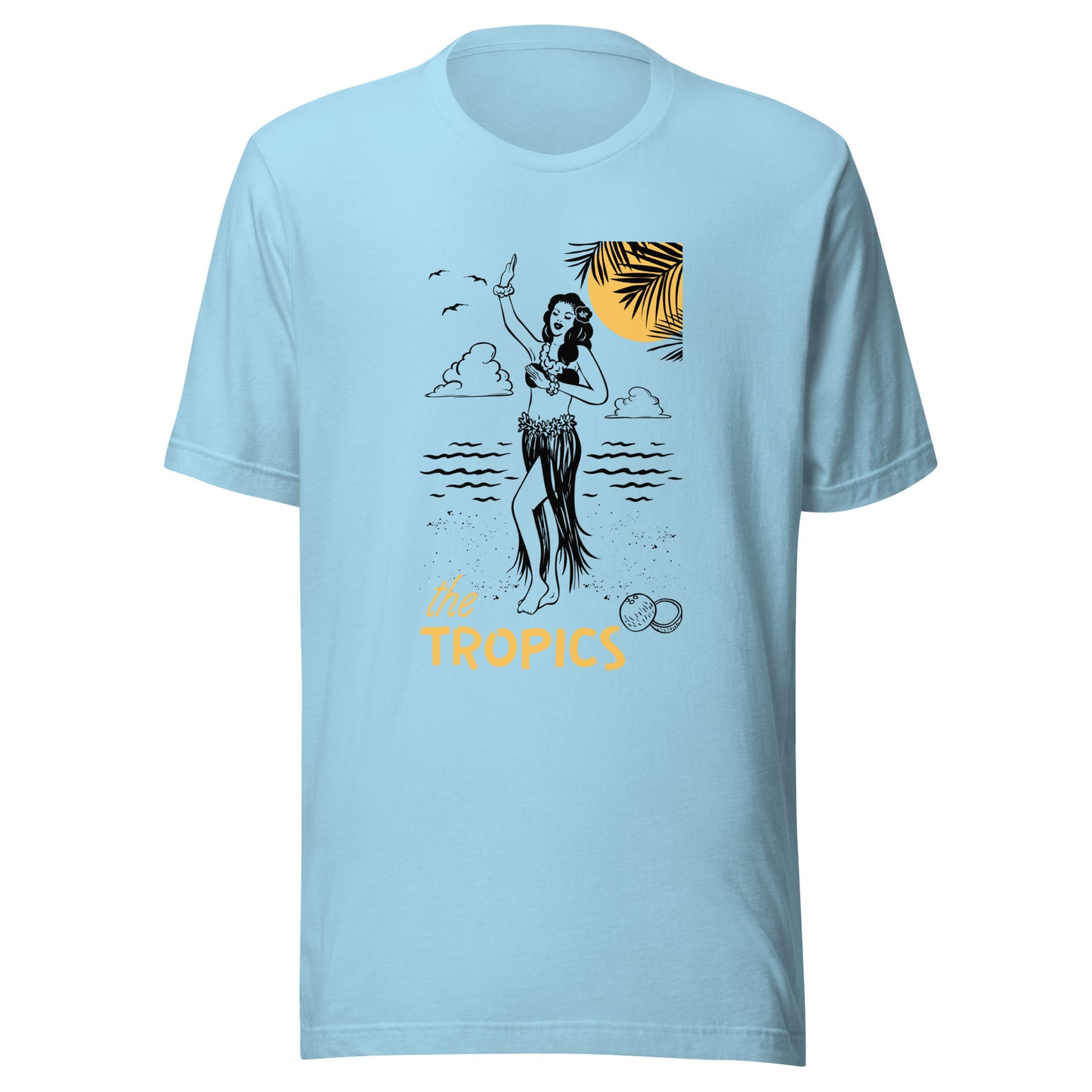 The TROPICS - Paradise Awaits Unisex t-shirt