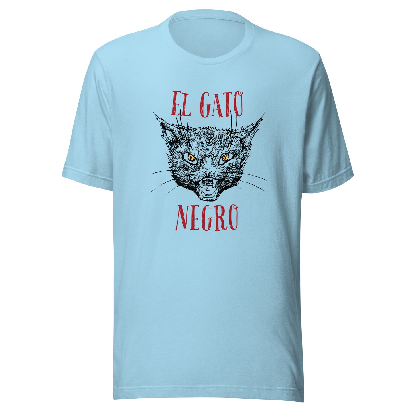 El Gato Negro illustration Unisex t-shirt