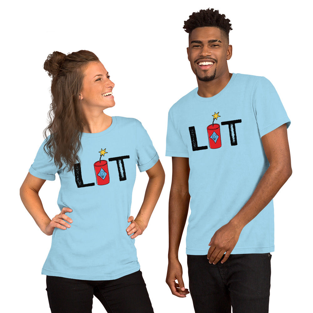 Time to get LIT Unisex t-shirt