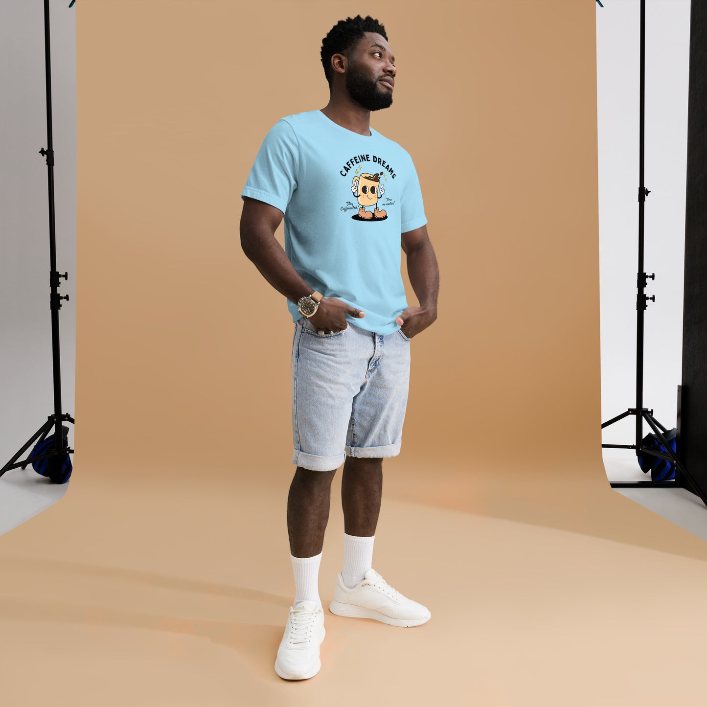 Caffeine Dreams Cup of Joe Unisex t-shirt