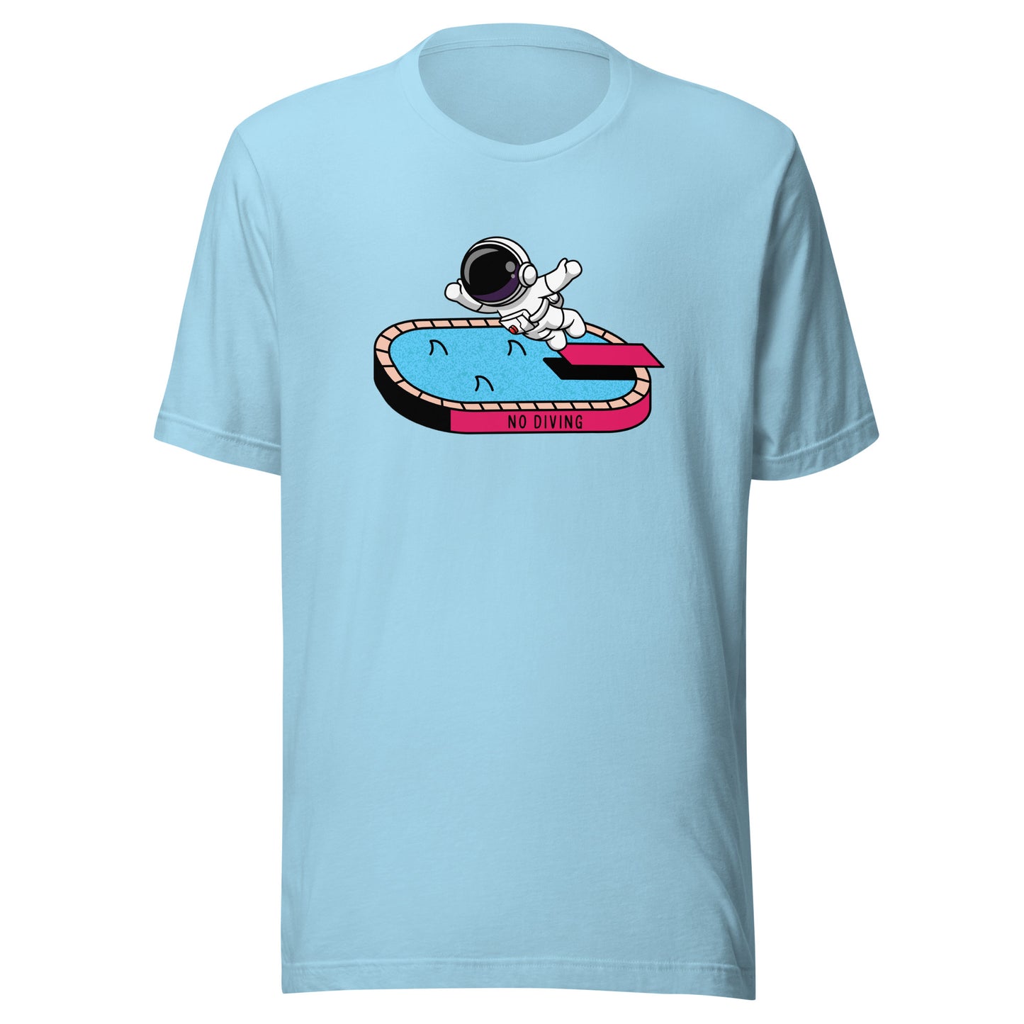 NO DIVING astronaut fun Unisex t-shirt