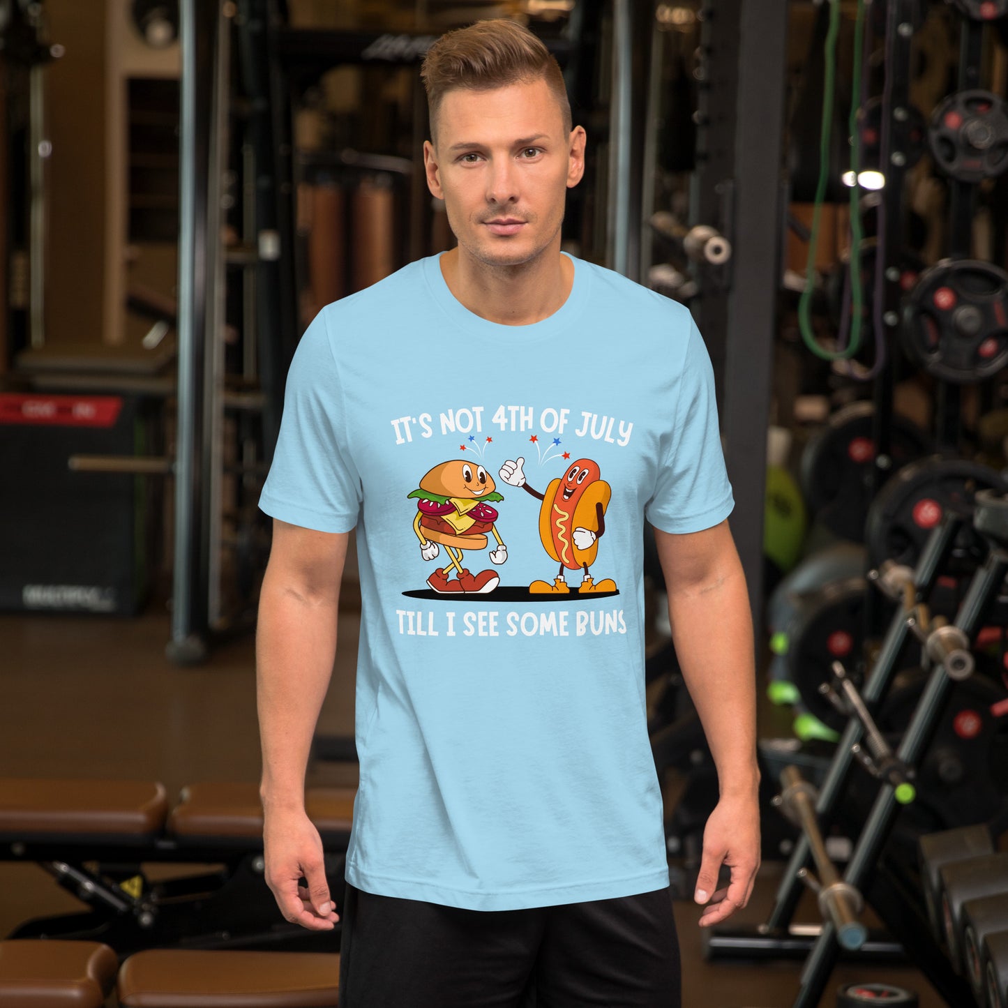 It's not 4th of July till I see some BUNS Unisex t-shirt