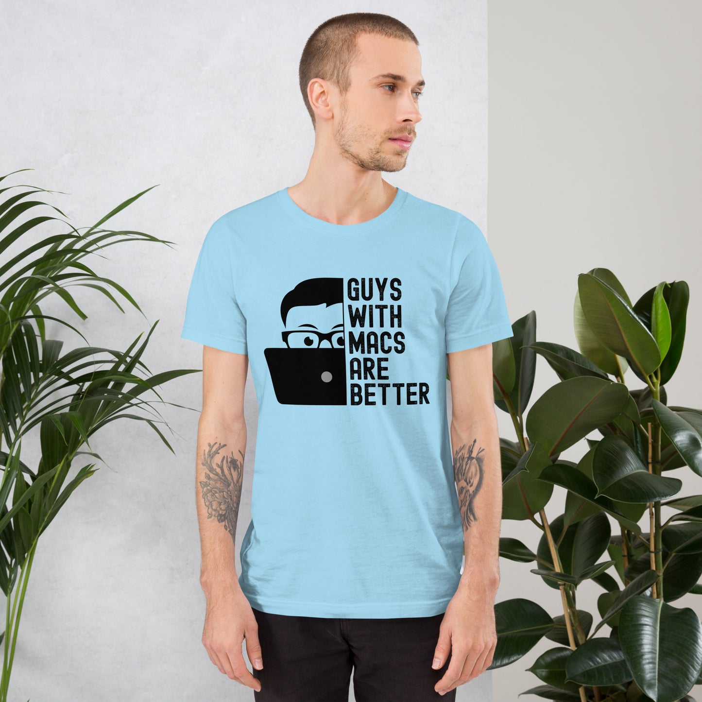 Guys With Macs ARE Better Unisex t-shirt