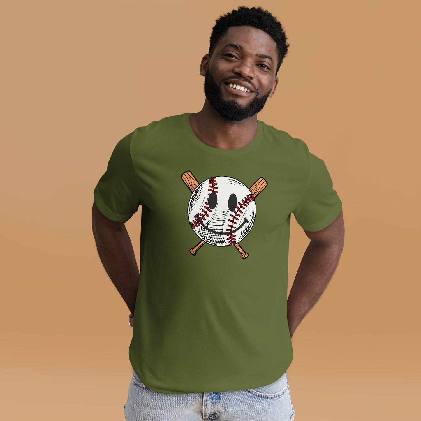 Smiley Baseball Unisex t-shirt