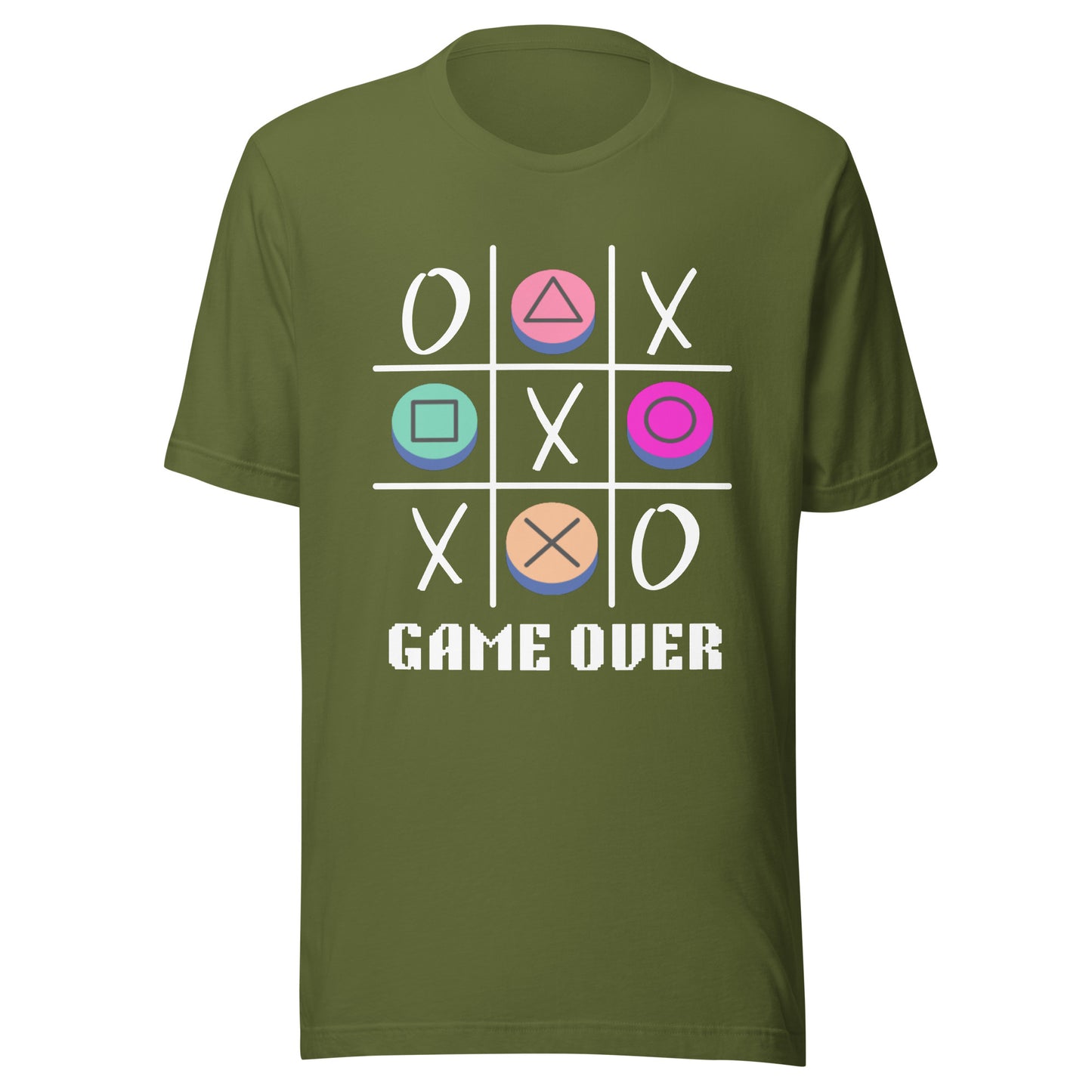 Game Over tic tac toe Unisex t-shirt