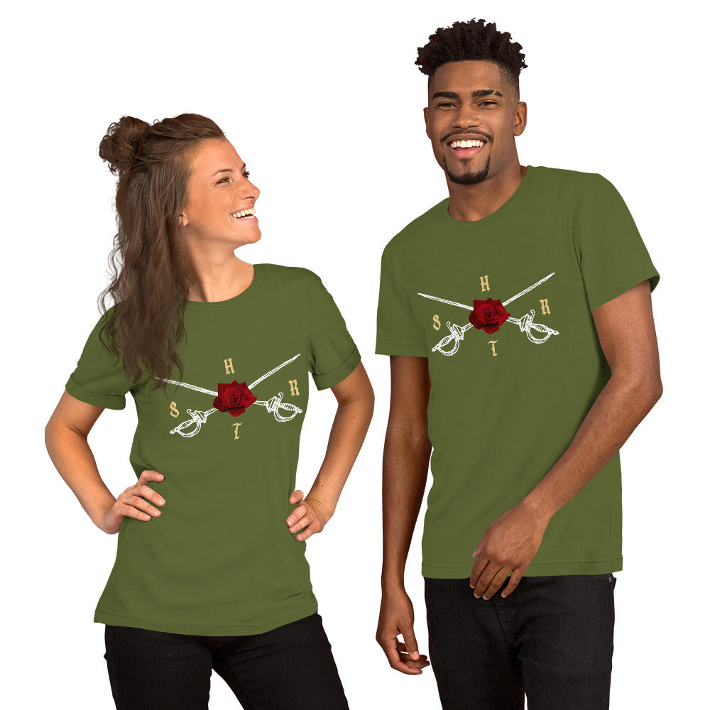 H8TR Crossed Swords Unisex t-shirt