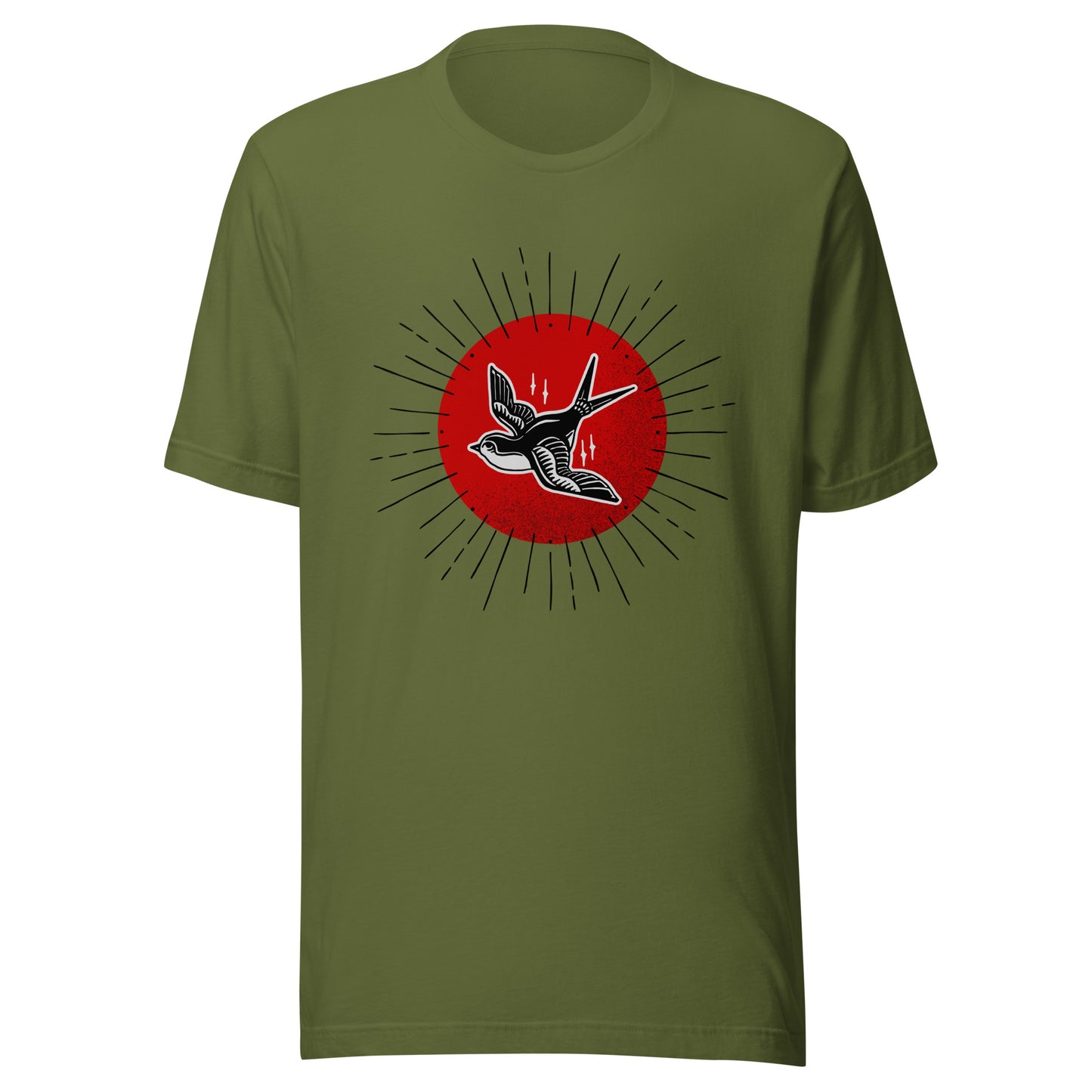 Red Sun Sparrow Unisex t-shirt