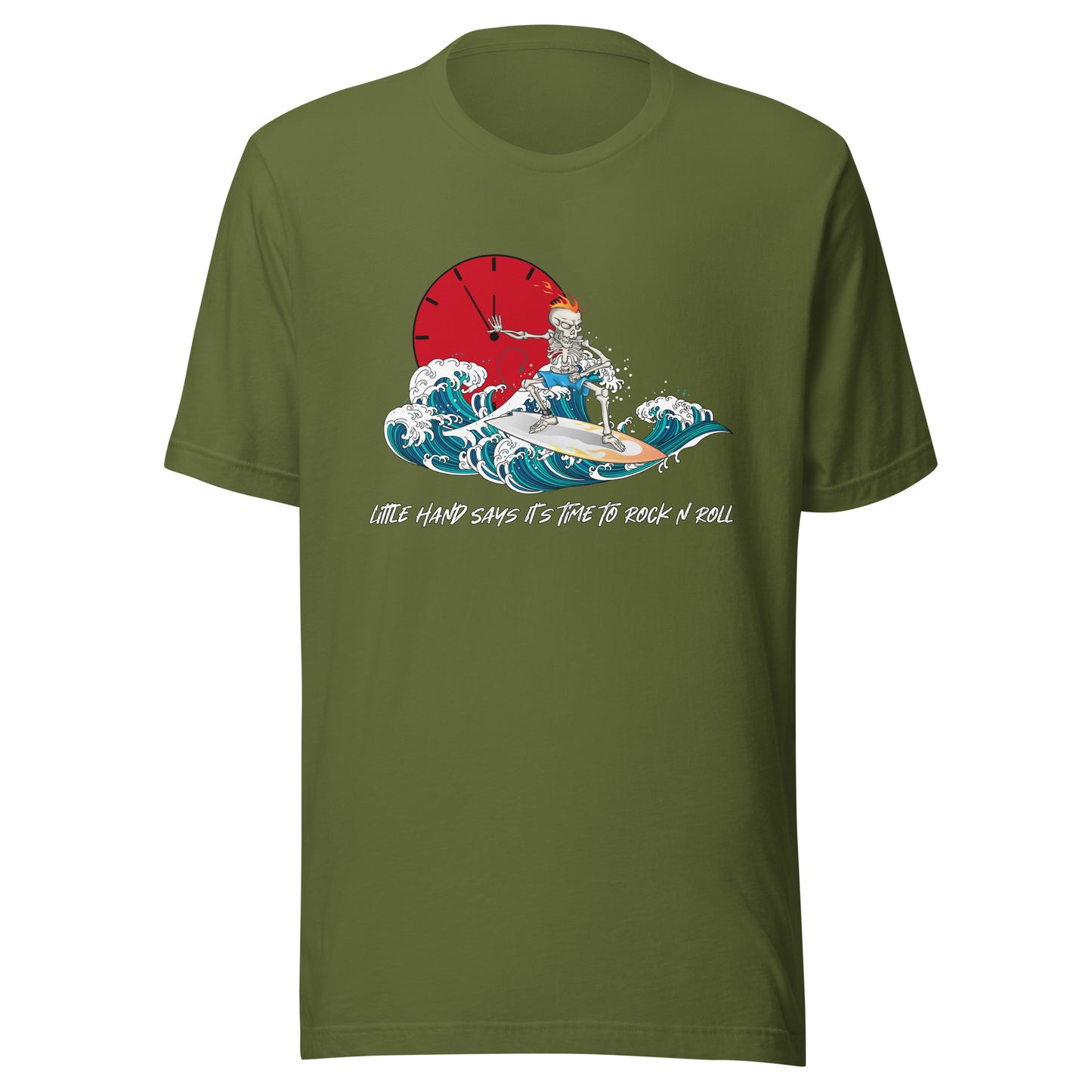 Little hand says it's time to Rock N Roll Unisex t-shirt