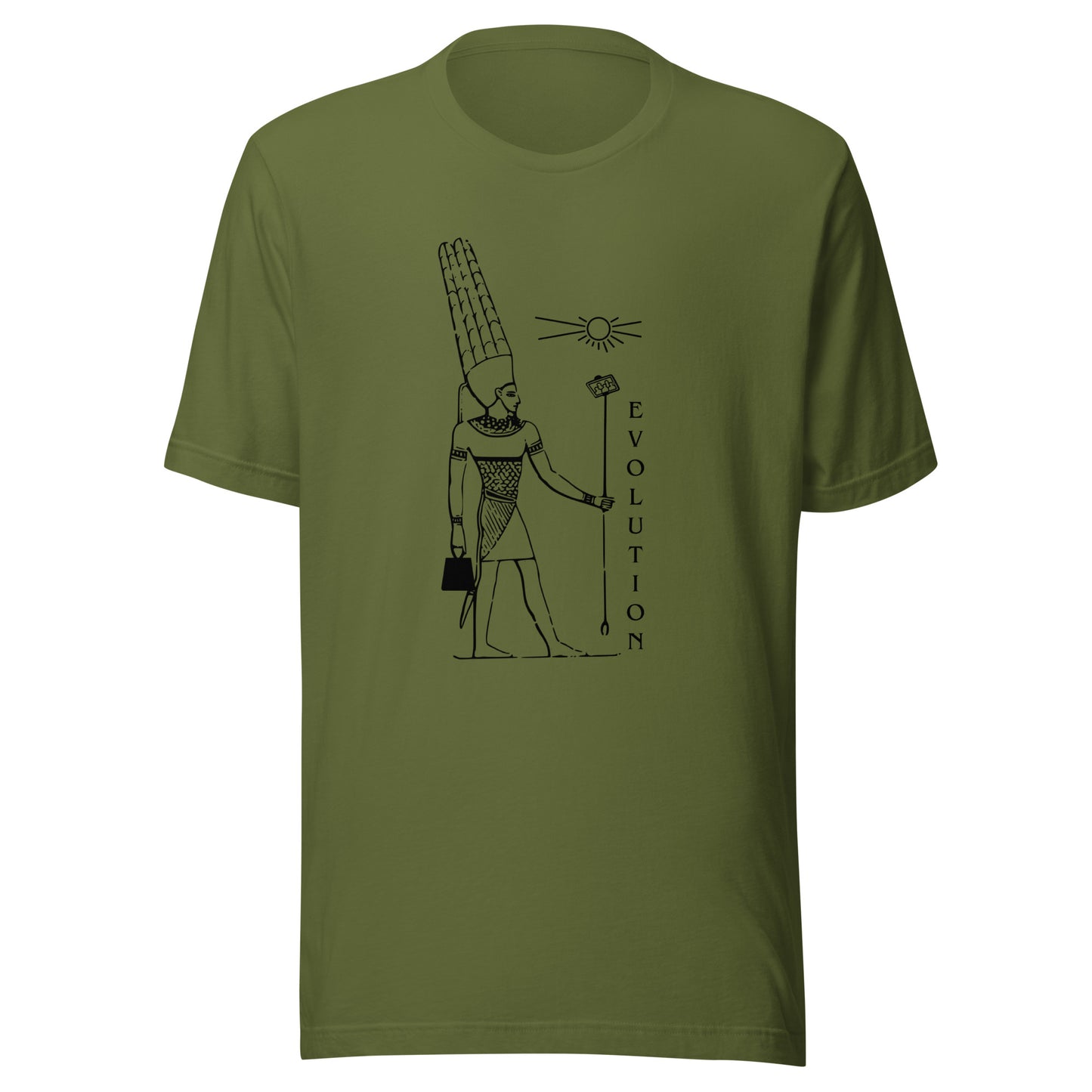 Egyptian Pharaoh Evolution Unisex t-shirt