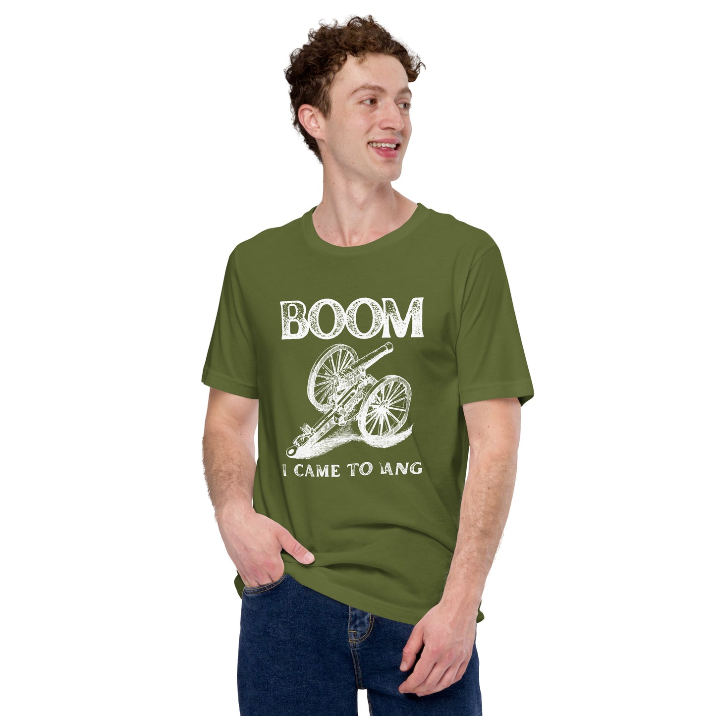 Canon BOOM I came to bang Unisex t-shirt