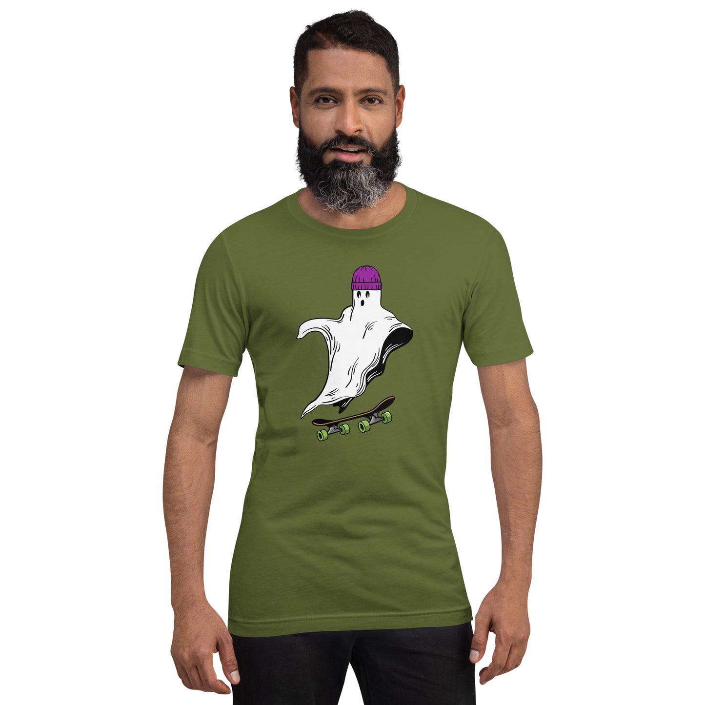 Skateboard Ghost Boo Unisex t-shirt