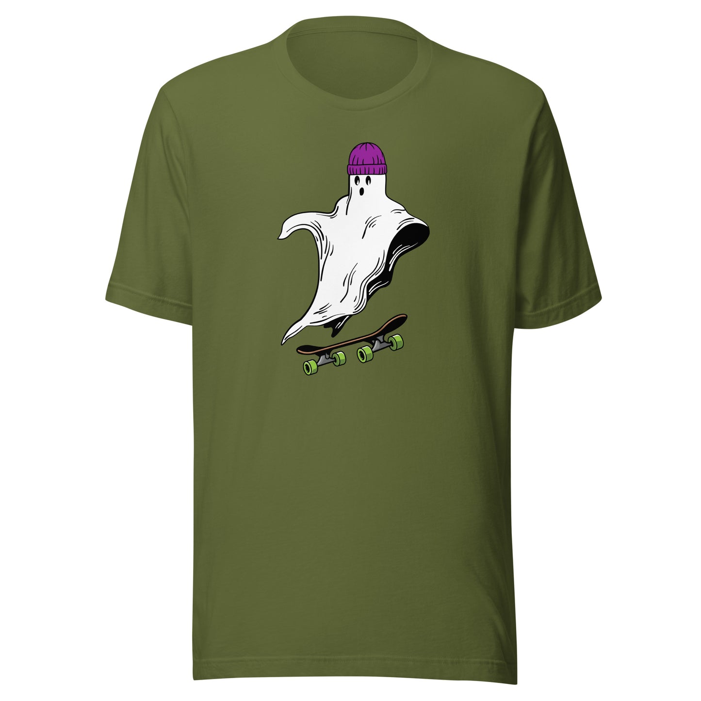 Skateboard Ghost Boo Unisex t-shirt