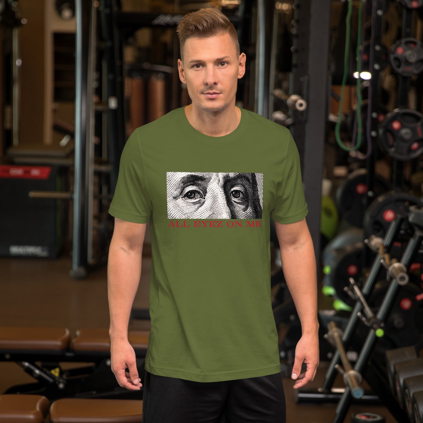 All Eyez On Me Benjamin Unisex t-shirt