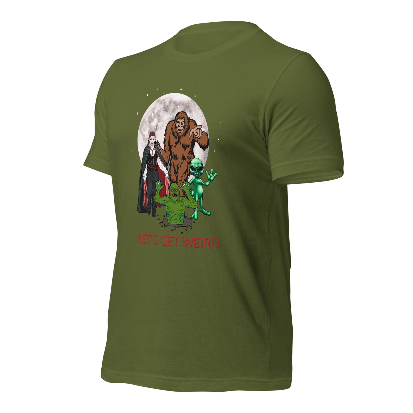 Let's Get Weird Monsters Unisex t-shirt