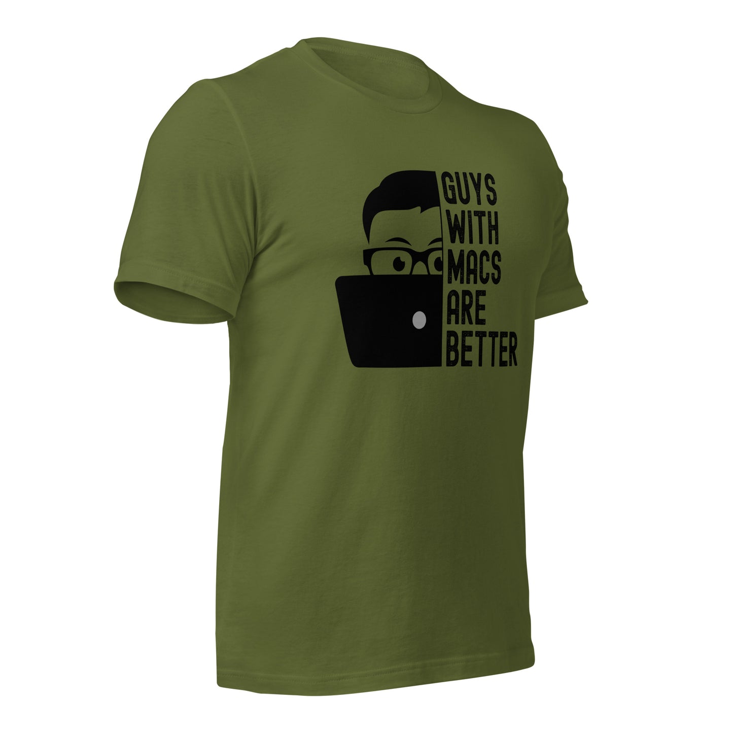 Guys With Macs ARE Better Unisex t-shirt