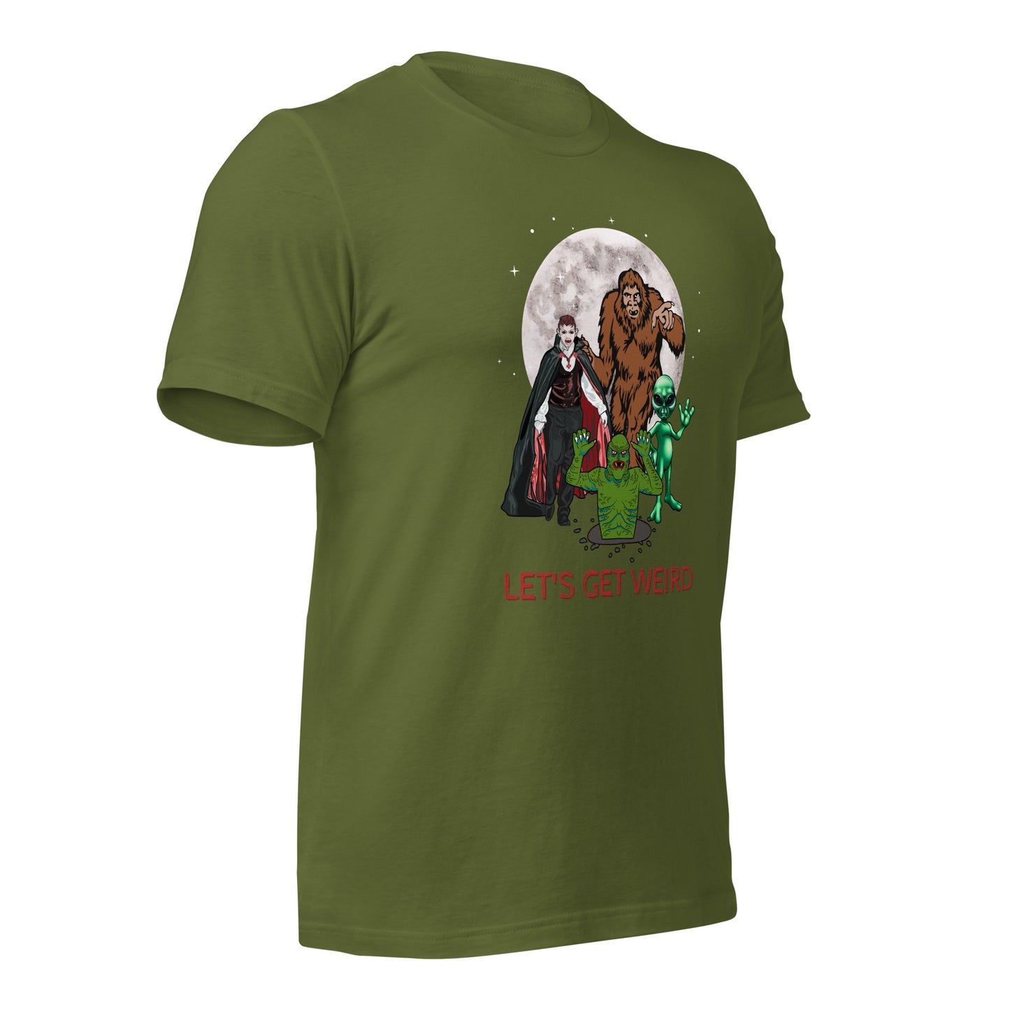 Let's Get Weird Monsters Unisex t-shirt