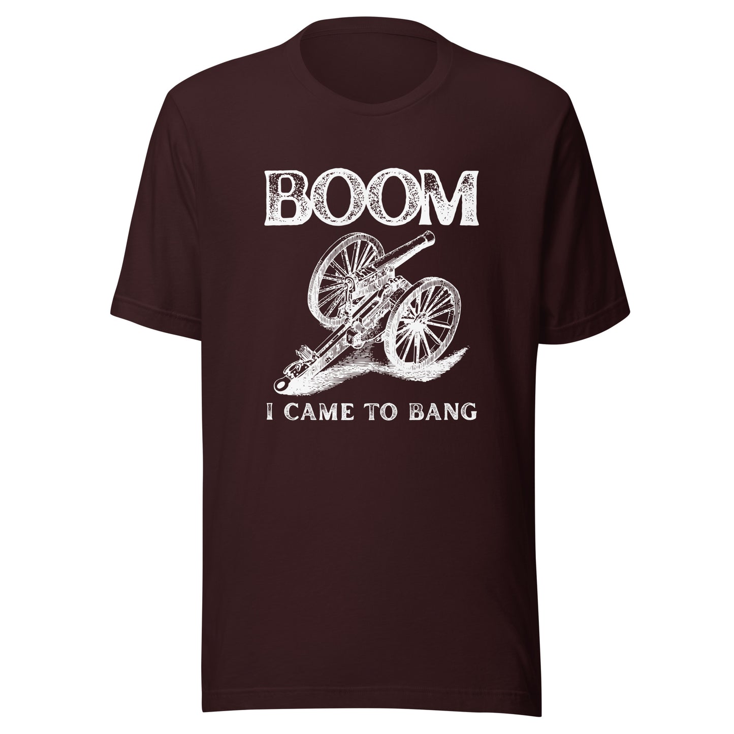 Canon BOOM I came to bang Unisex t-shirt