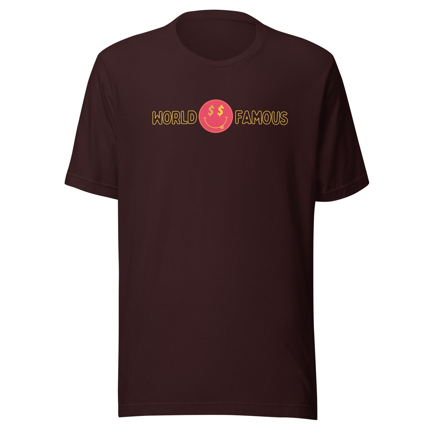 World Famous Smiley Unisex t-shirt
