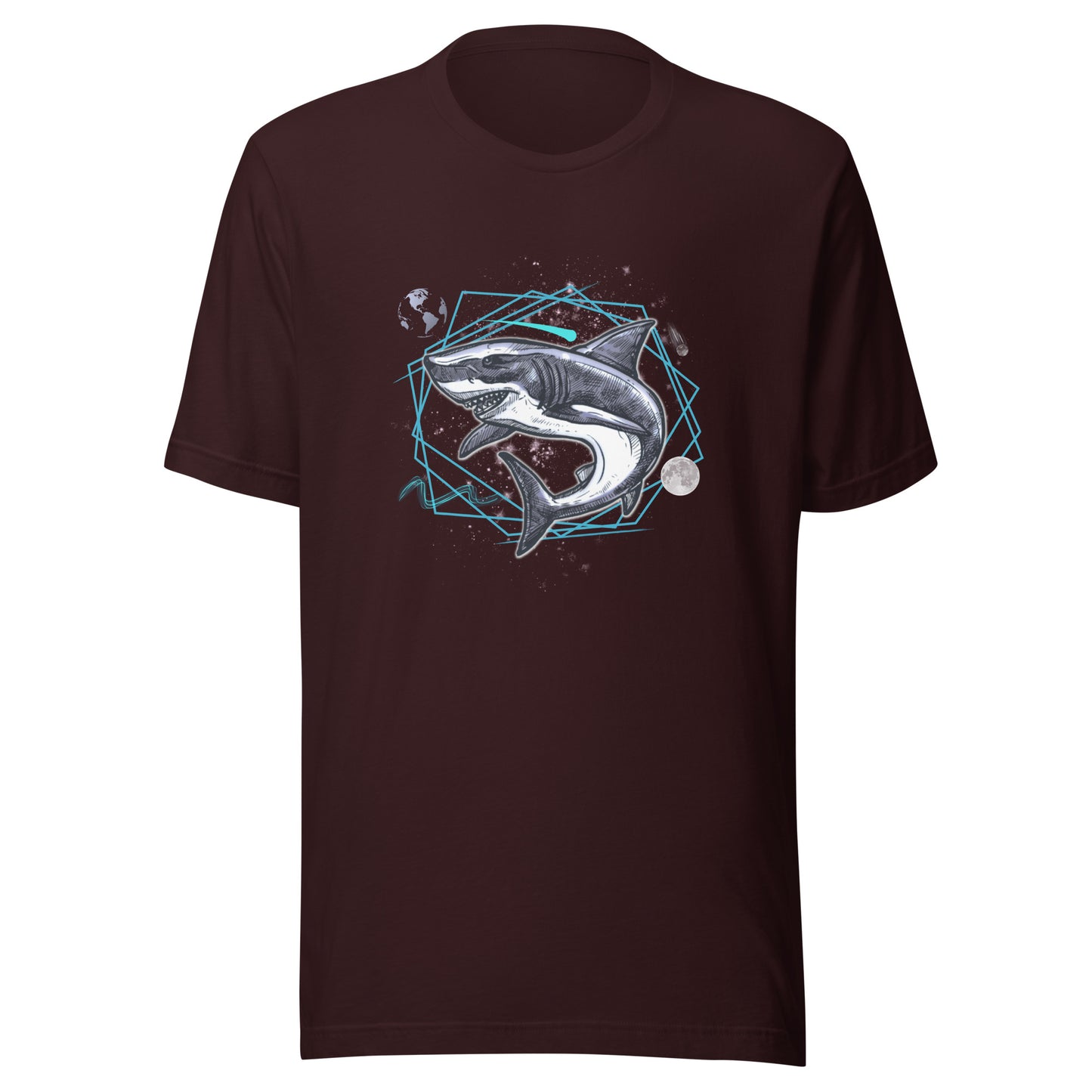 Underwater Galaxy Shark Unisex t-shirt