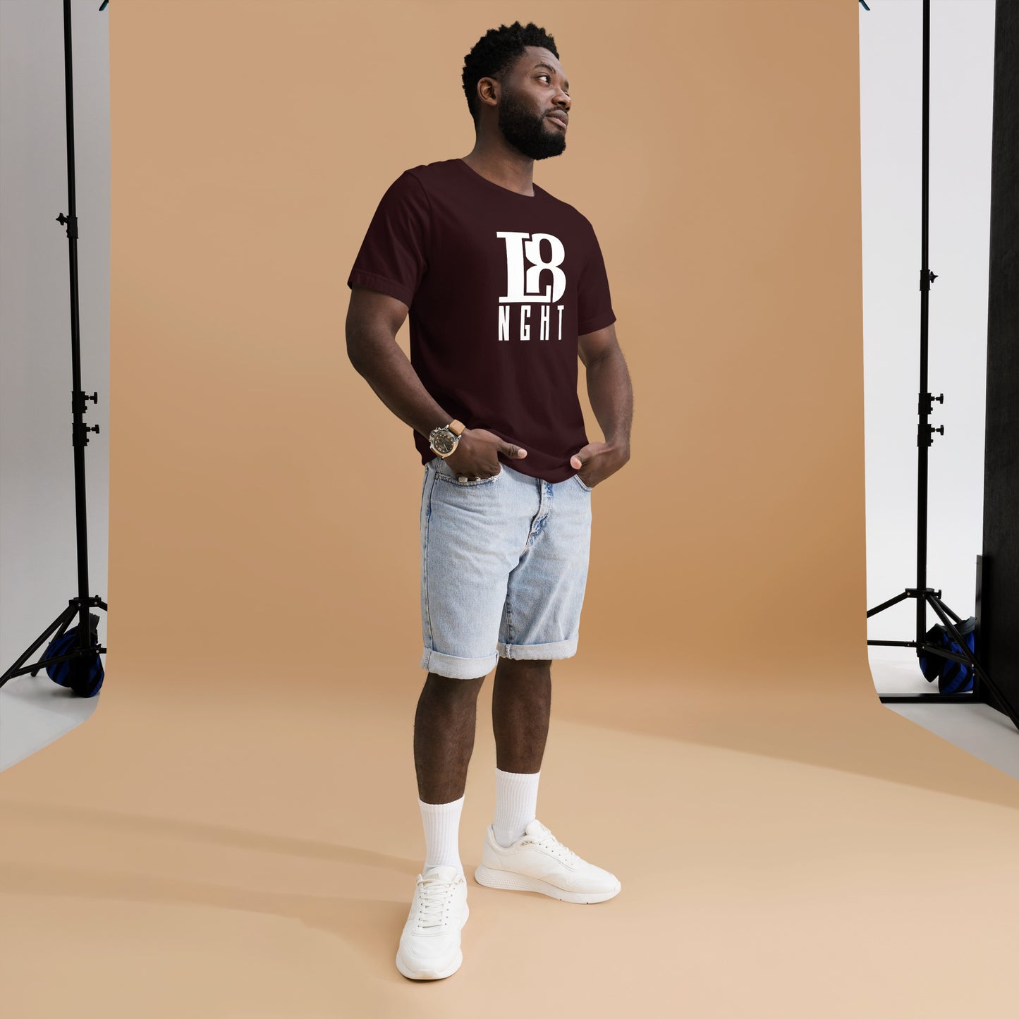 L8NGHT Designs logo Unisex t-shirt