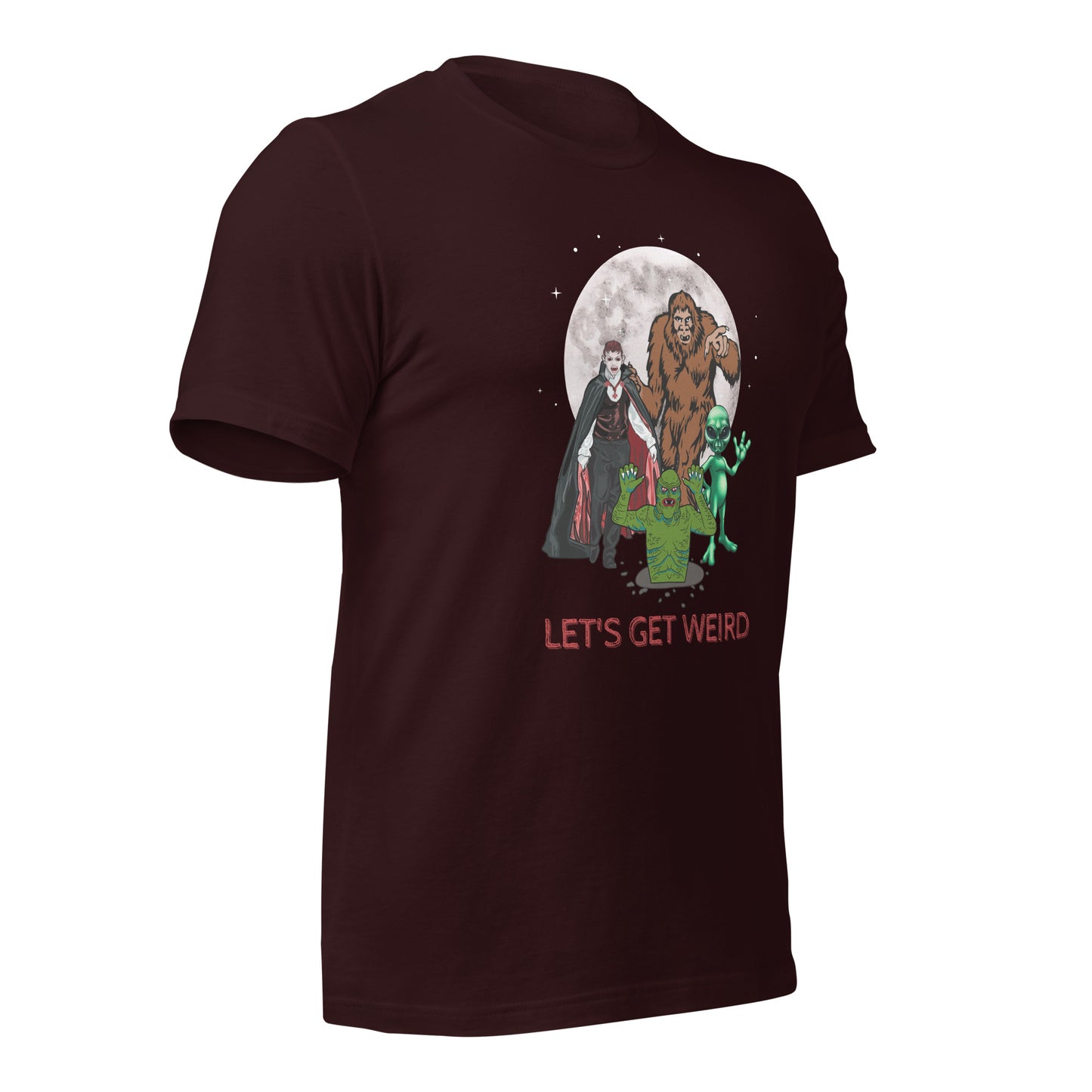 Let's Get Weird Monsters Unisex t-shirt