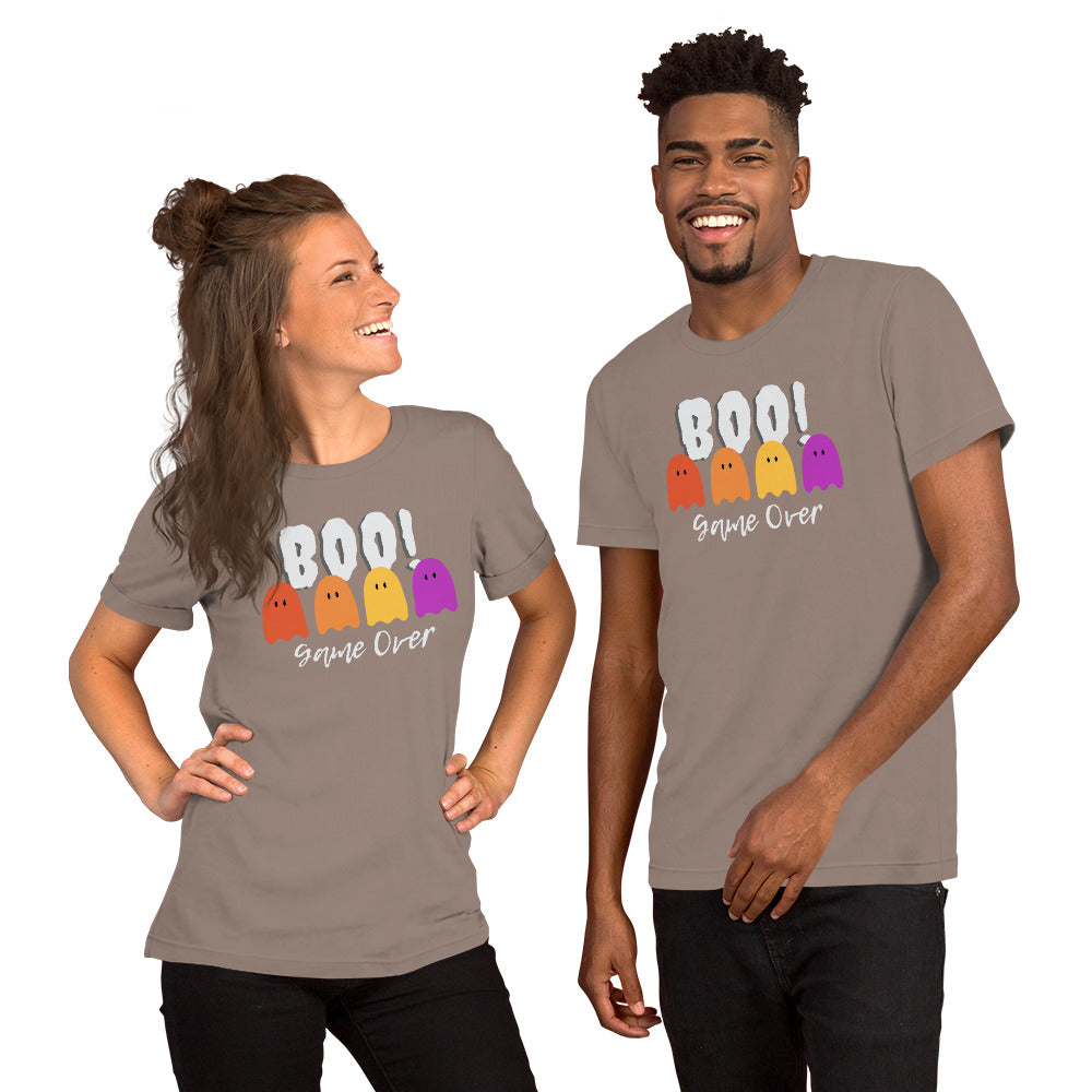 BOO! Game Over Ghosts Unisex t-shirt