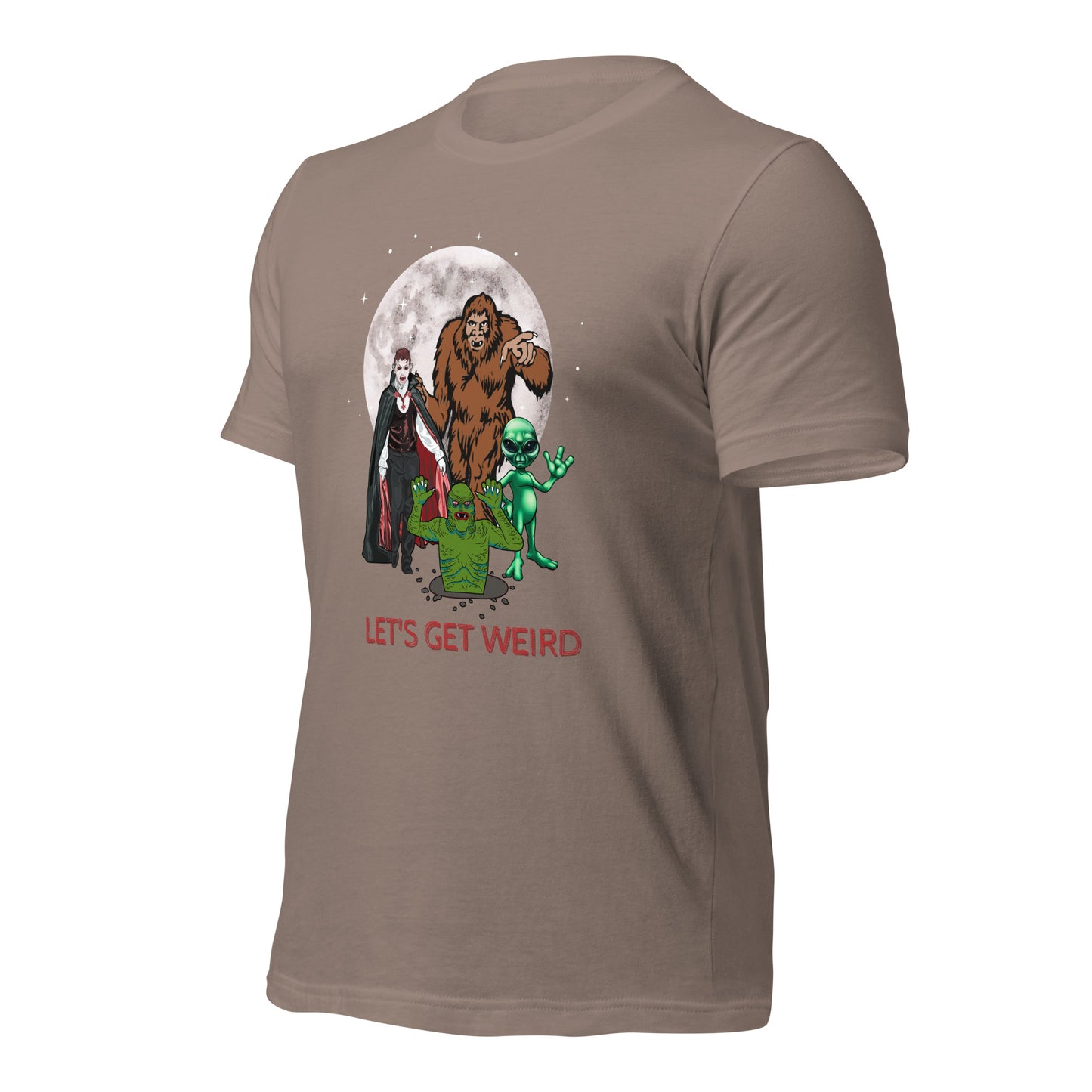 Let's Get Weird Monsters Unisex t-shirt