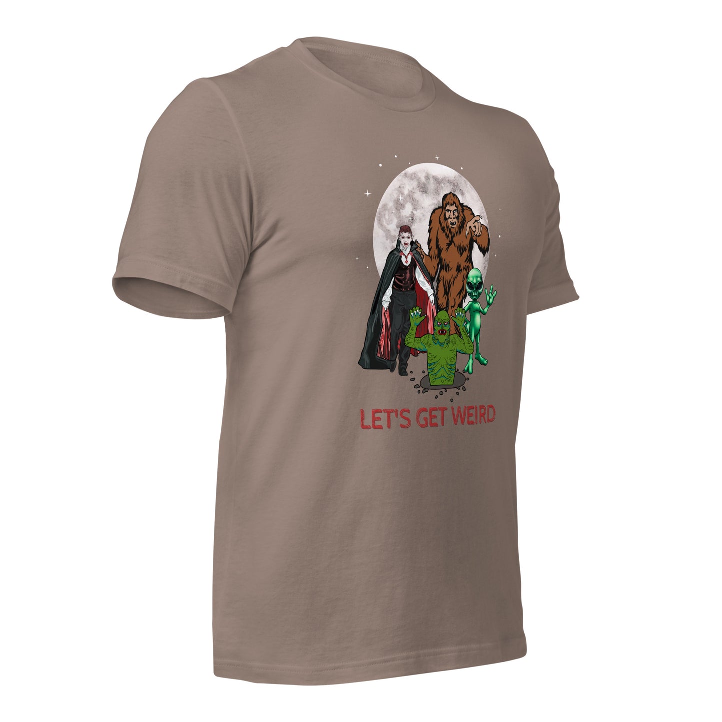 Let's Get Weird Monsters Unisex t-shirt