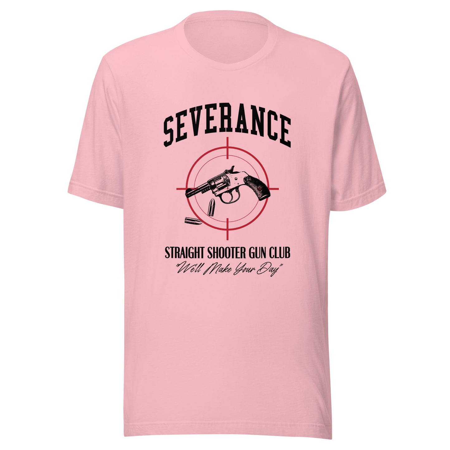 SEVERANCE Straight Shooter Gun Club Unisex t-shirt