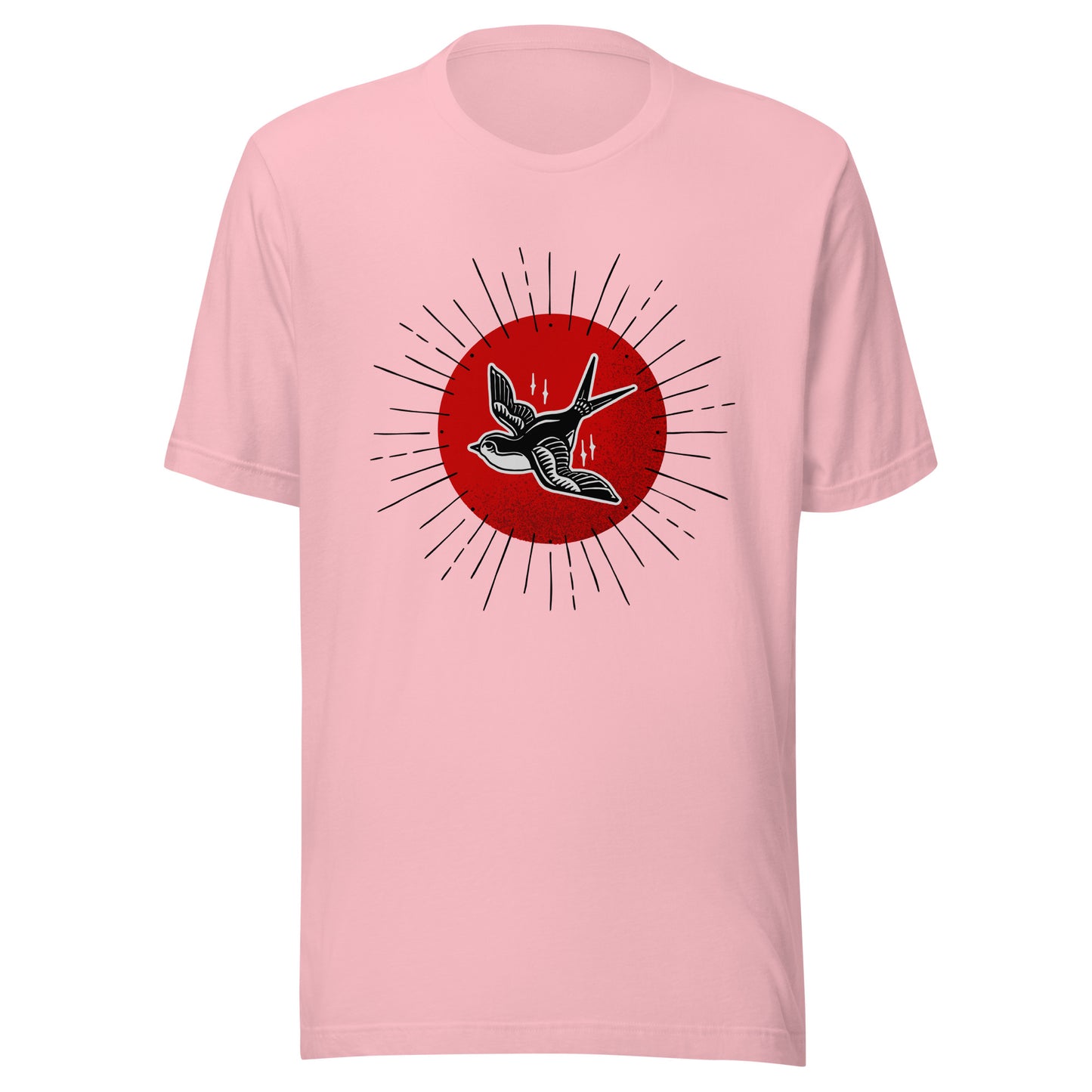 Red Sun Sparrow Unisex t-shirt