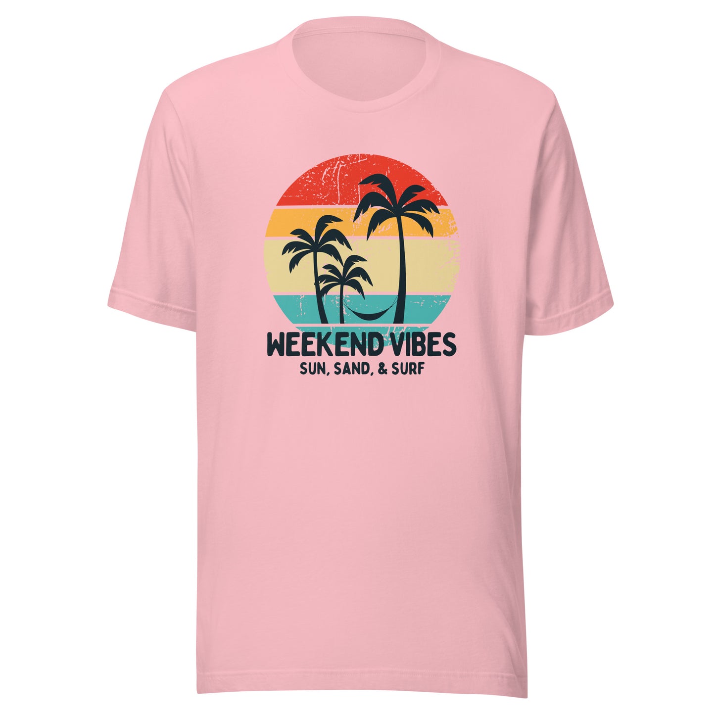 Weekend Vibes Sun Sand Surf Unisex t-shirt