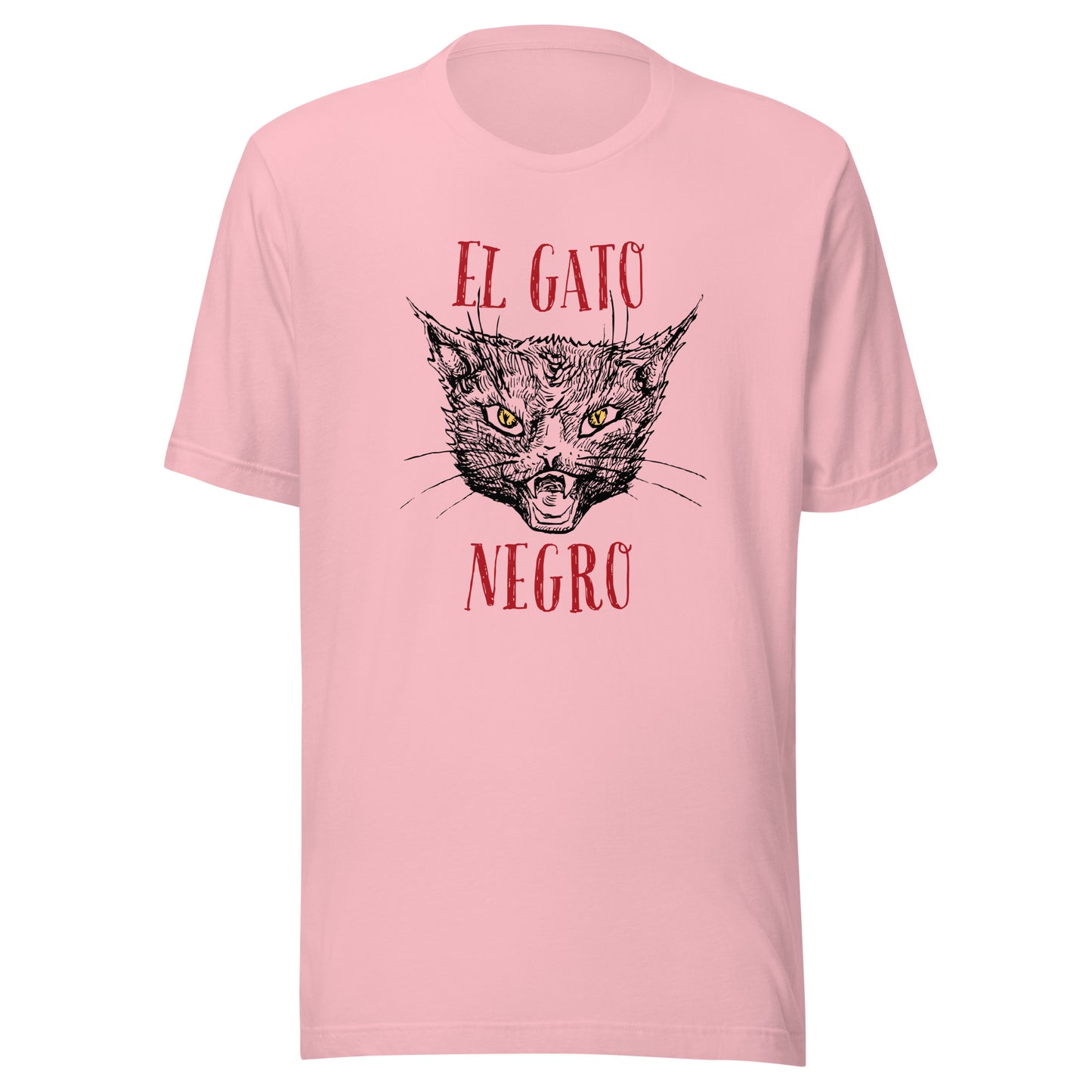 El Gato Negro illustration Unisex t-shirt