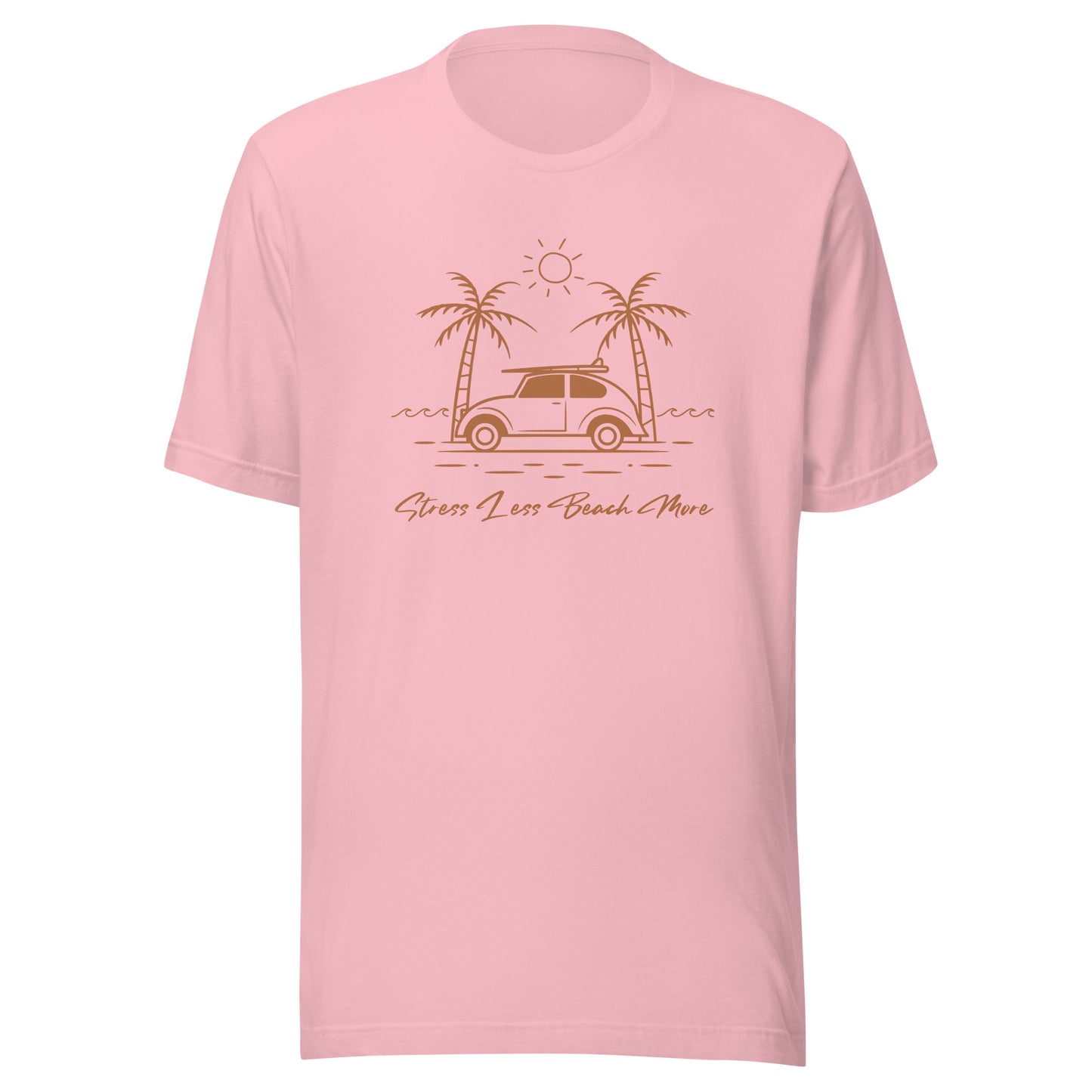 Stress Less Beach More Unisex t-shirt