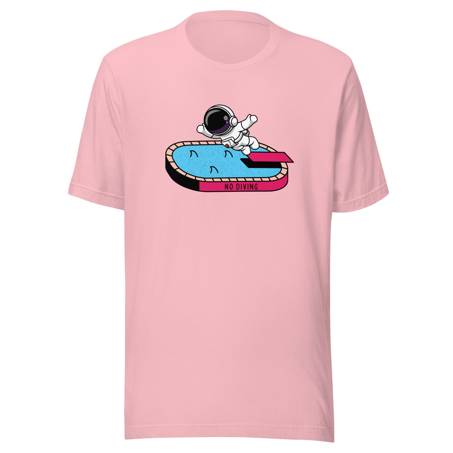 NO DIVING astronaut fun Unisex t-shirt