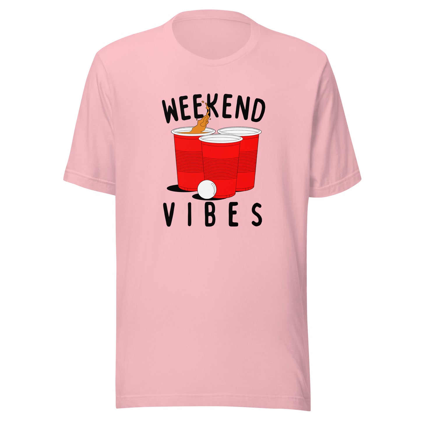 Weekend Vibes Beer Pong Unisex t-shirt