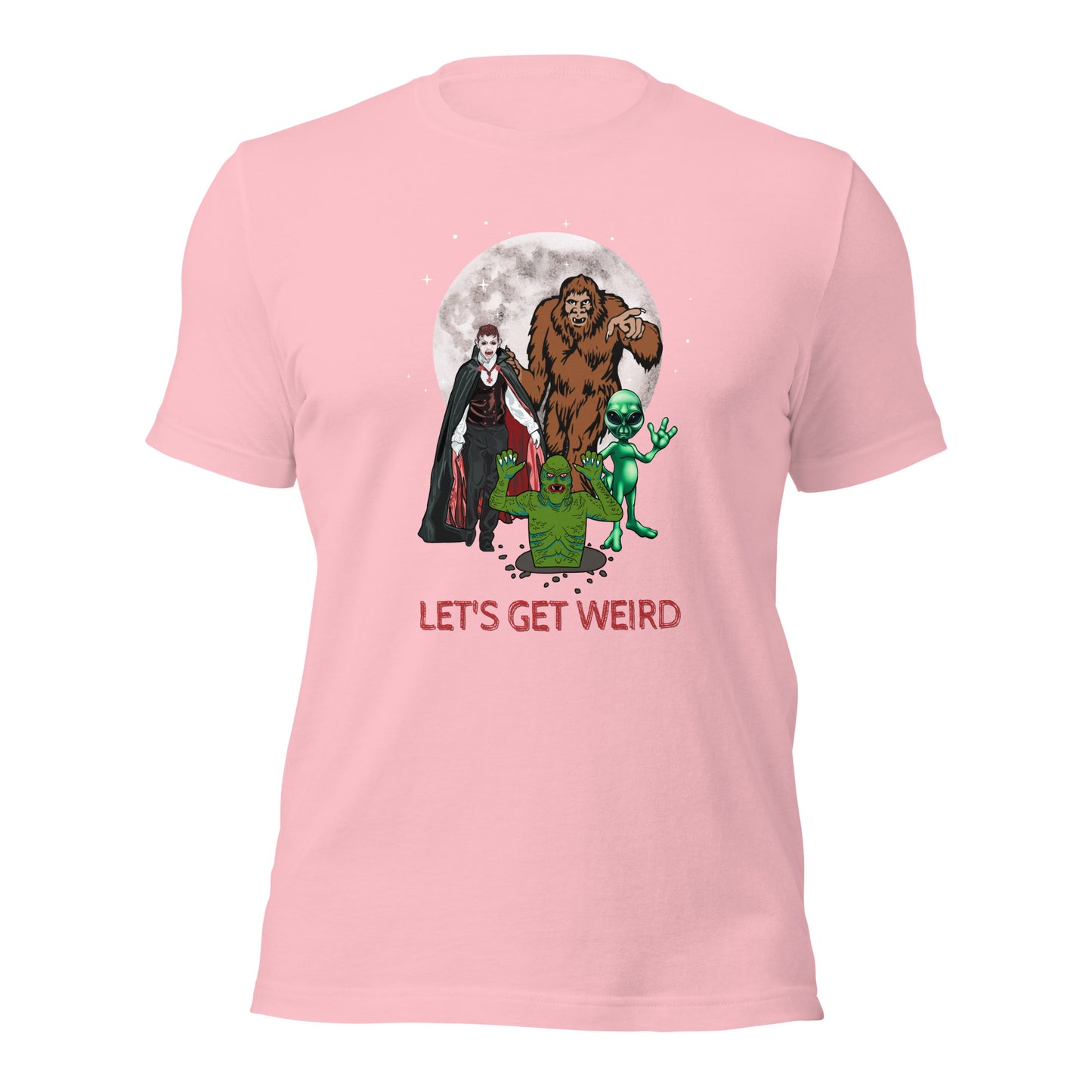 Let's Get Weird Monsters Unisex t-shirt