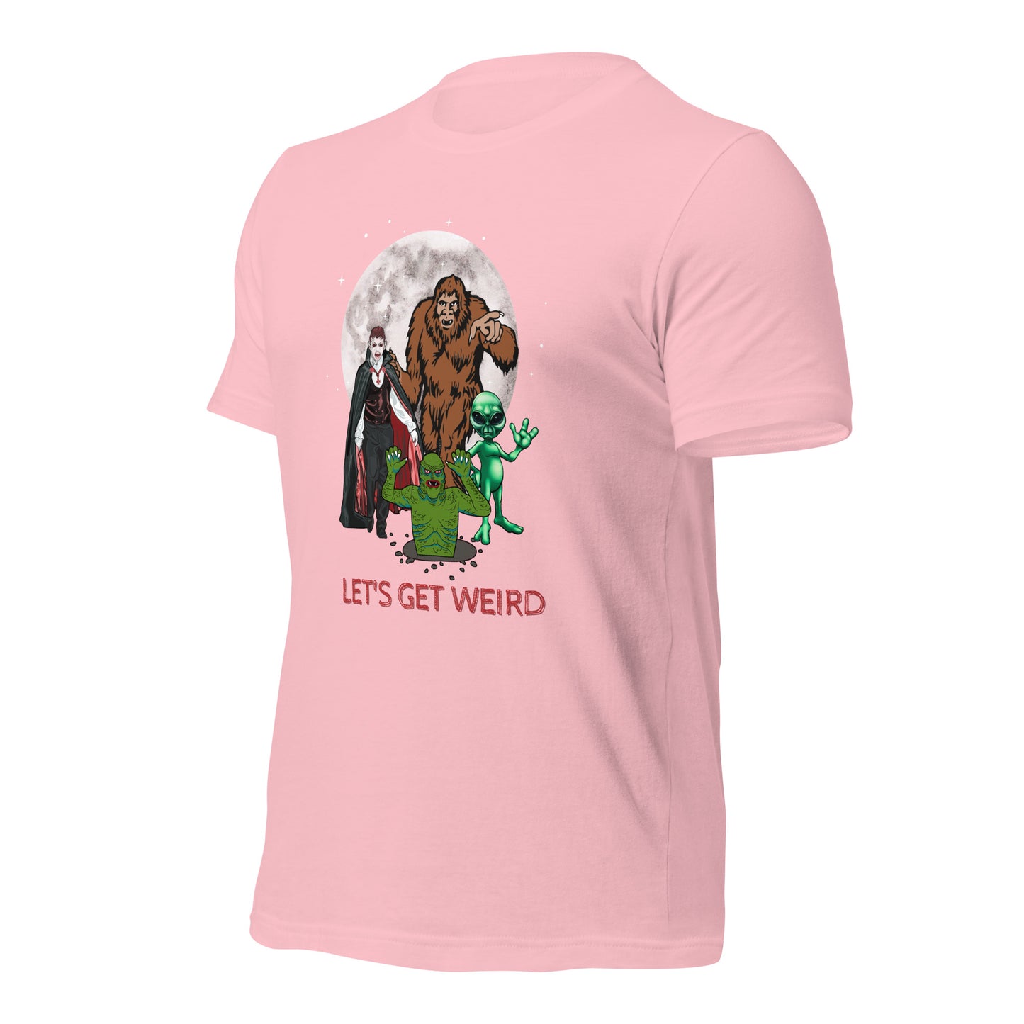 Let's Get Weird Monsters Unisex t-shirt