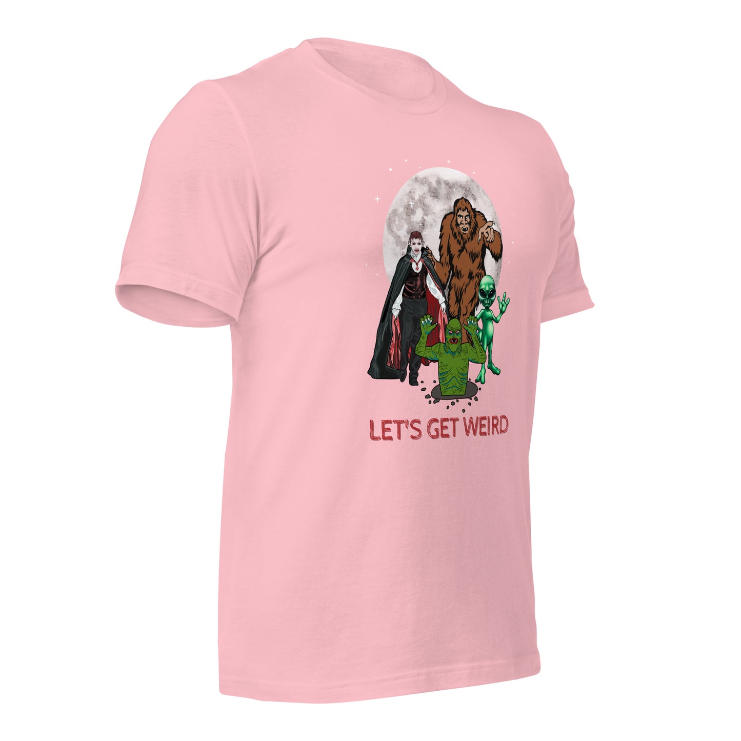 Let's Get Weird Monsters Unisex t-shirt