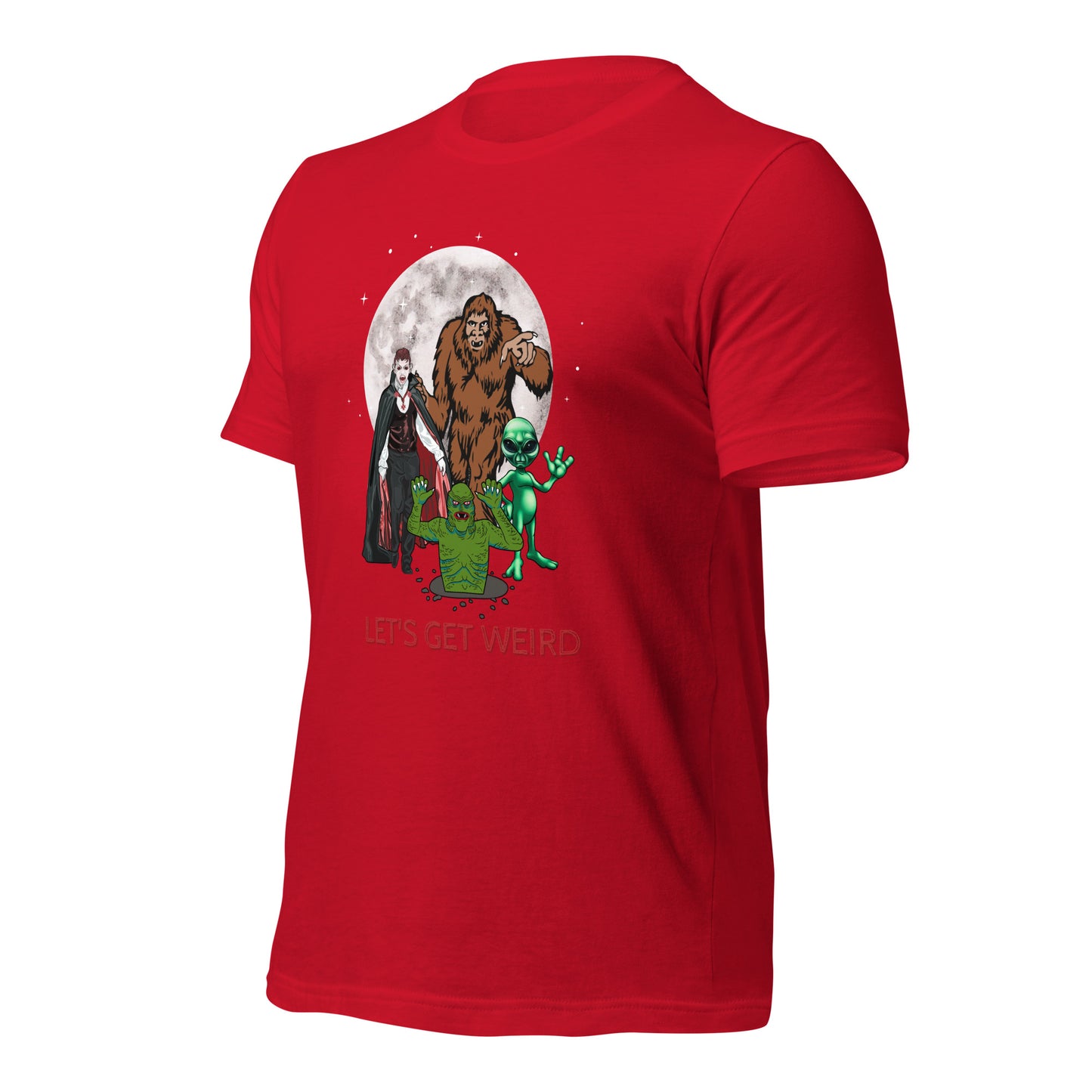 Let's Get Weird Monsters Unisex t-shirt
