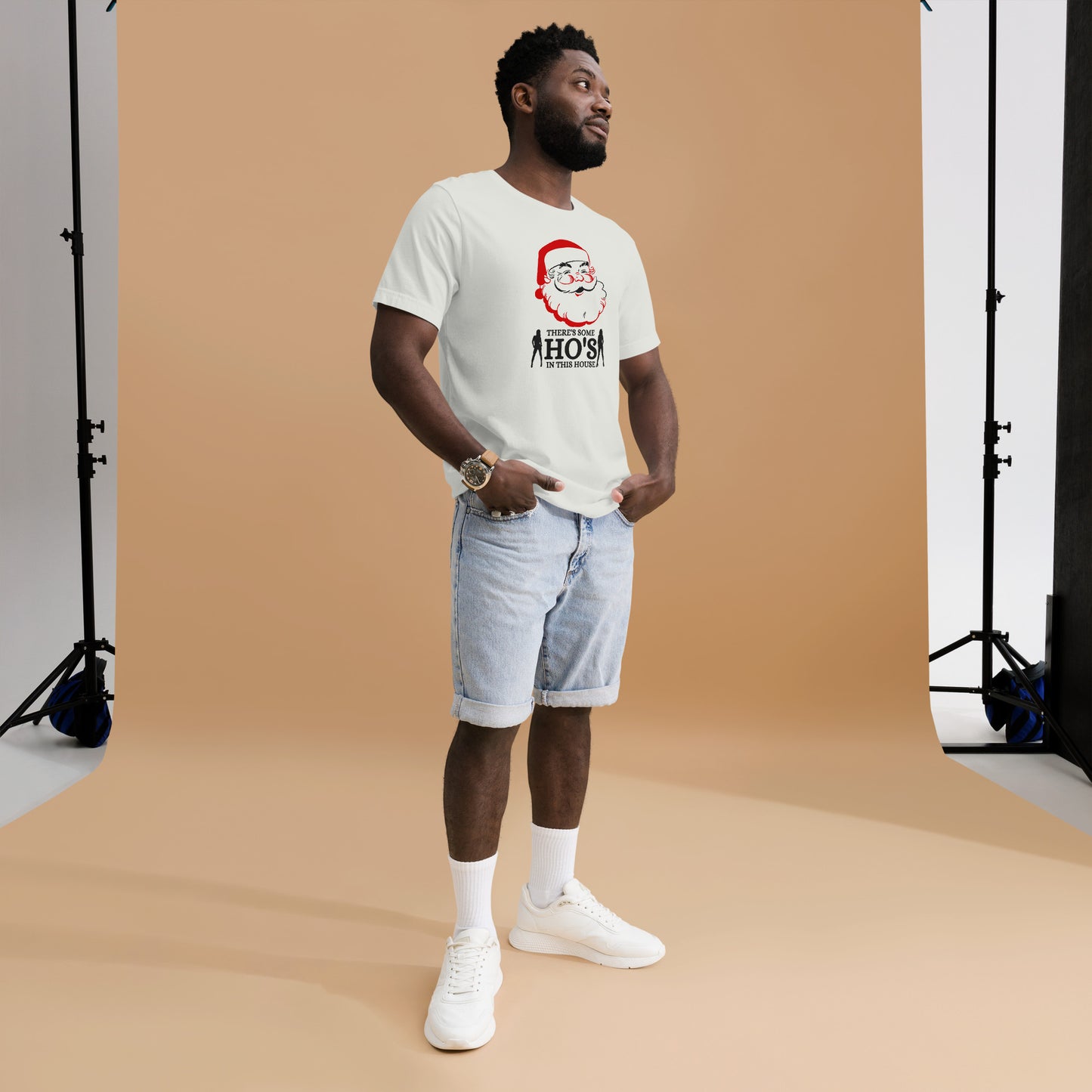 There's some HO's in this house Santa Unisex t-shirt