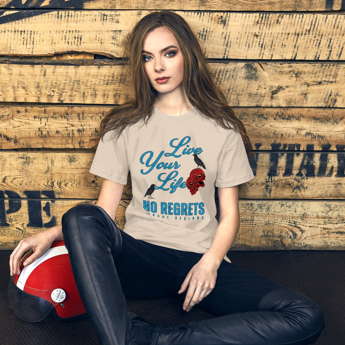 Live Your Life No Regrets Unisex t-shirt