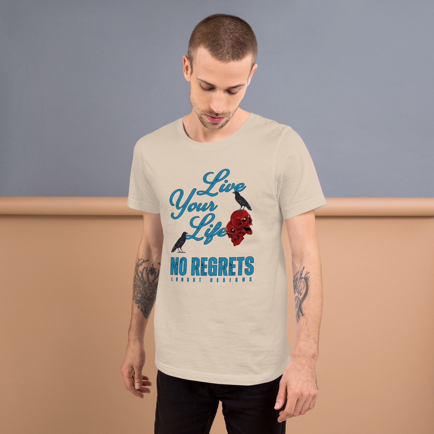 Live Your Life No Regrets Unisex t-shirt