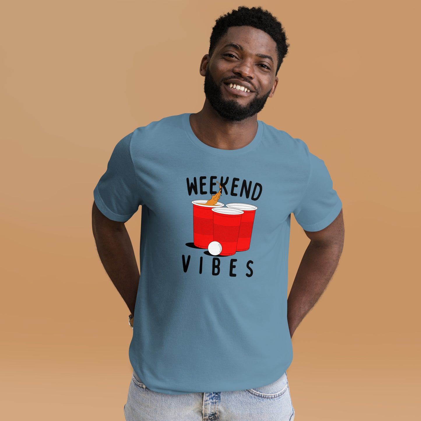 Weekend Vibes Beer Pong Unisex t-shirt