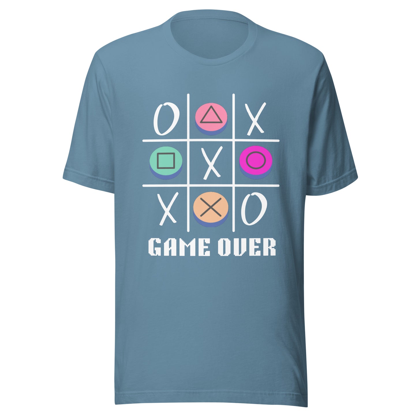 Game Over tic tac toe Unisex t-shirt