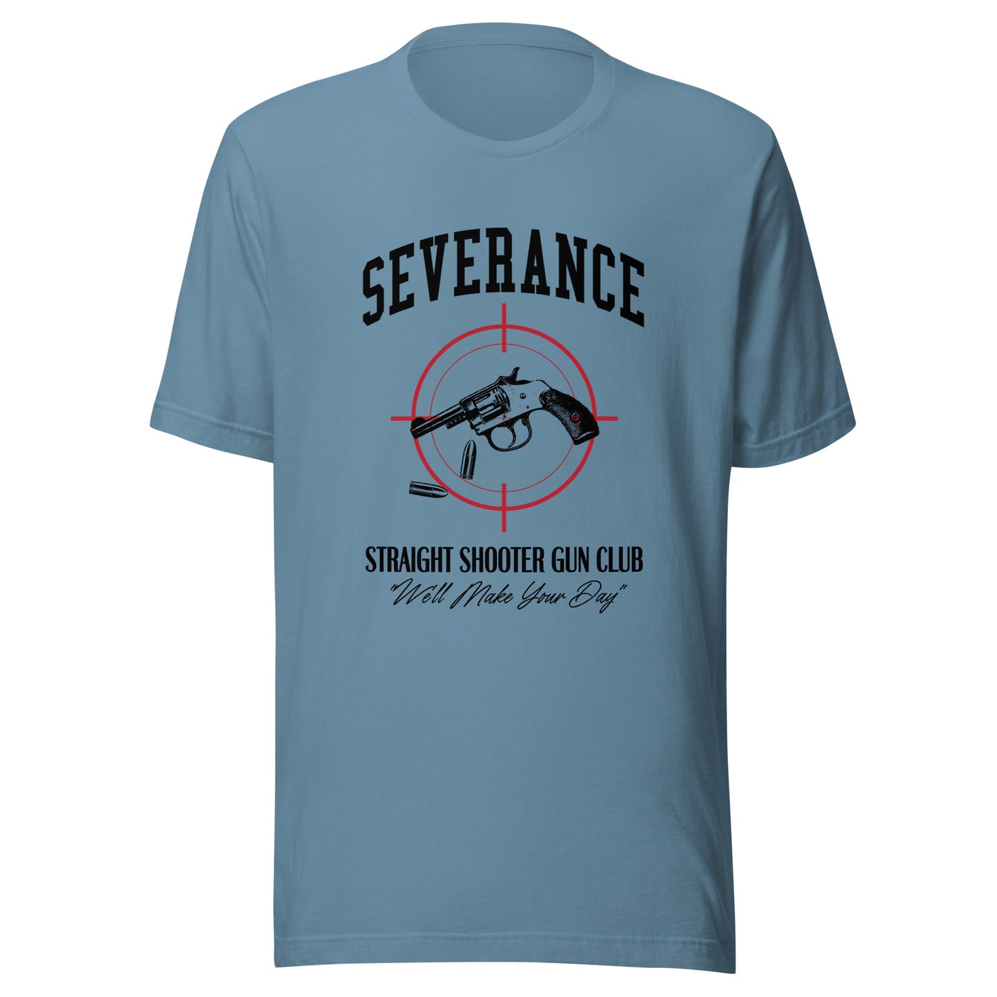 SEVERANCE Straight Shooter Gun Club Unisex t-shirt