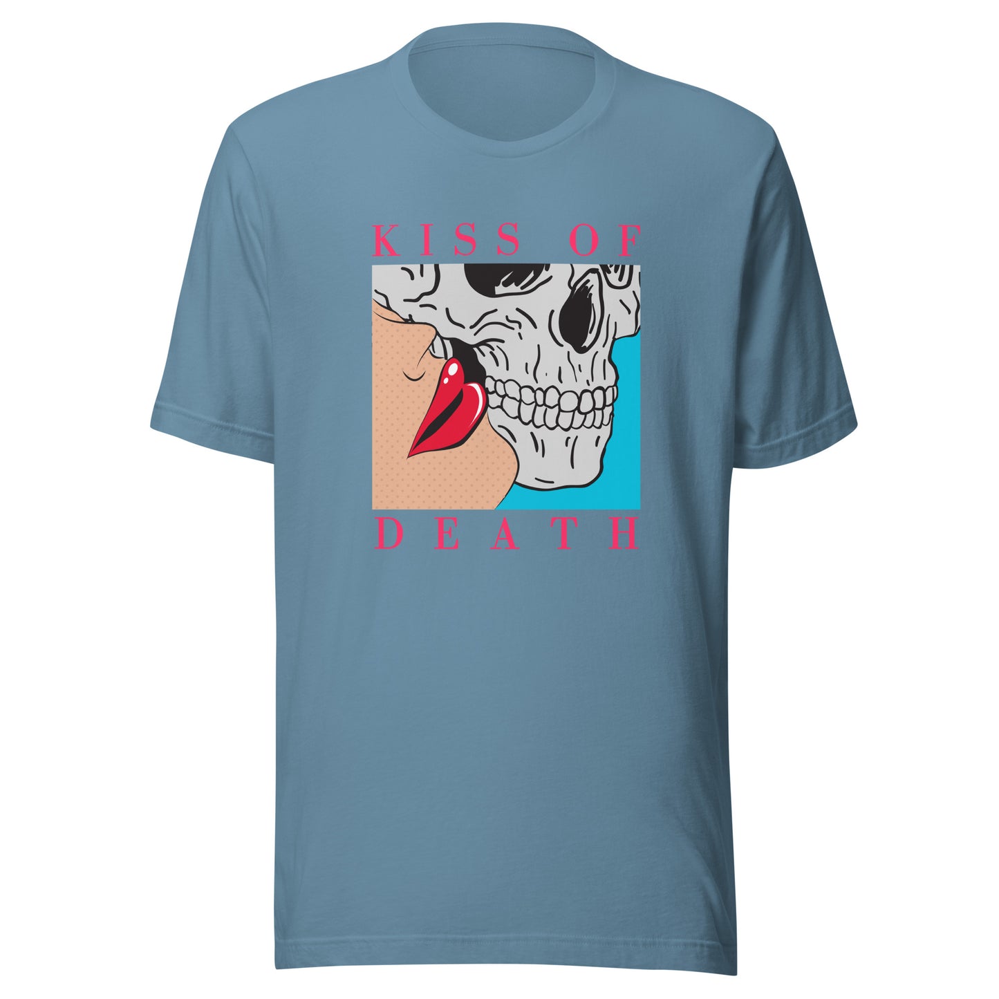 Kiss of Death pop art Unisex t-shirt