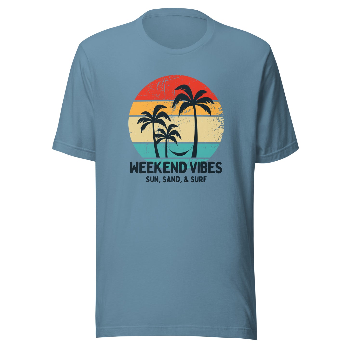 Weekend Vibes Sun Sand Surf Unisex t-shirt