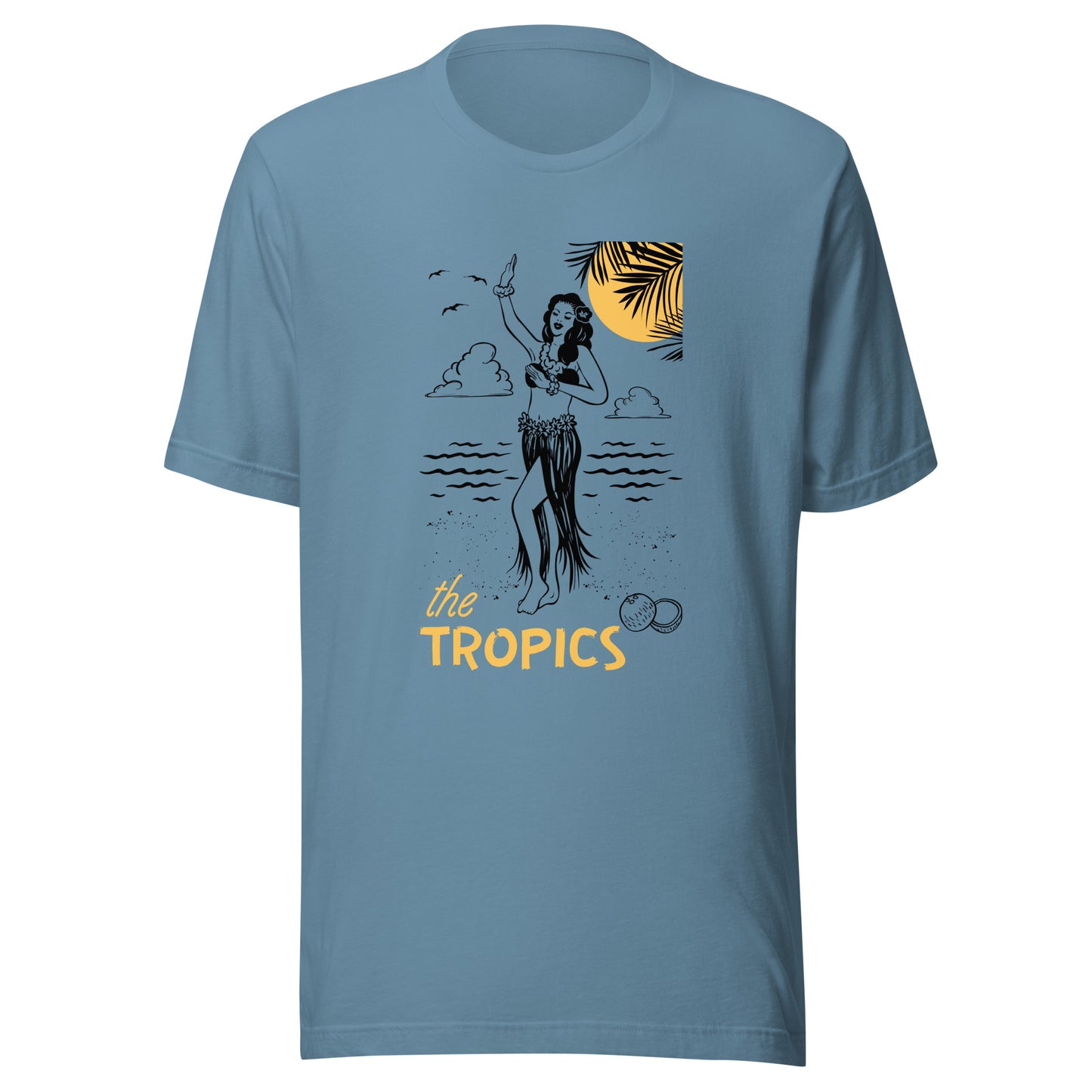 The TROPICS - Paradise Awaits Unisex t-shirt