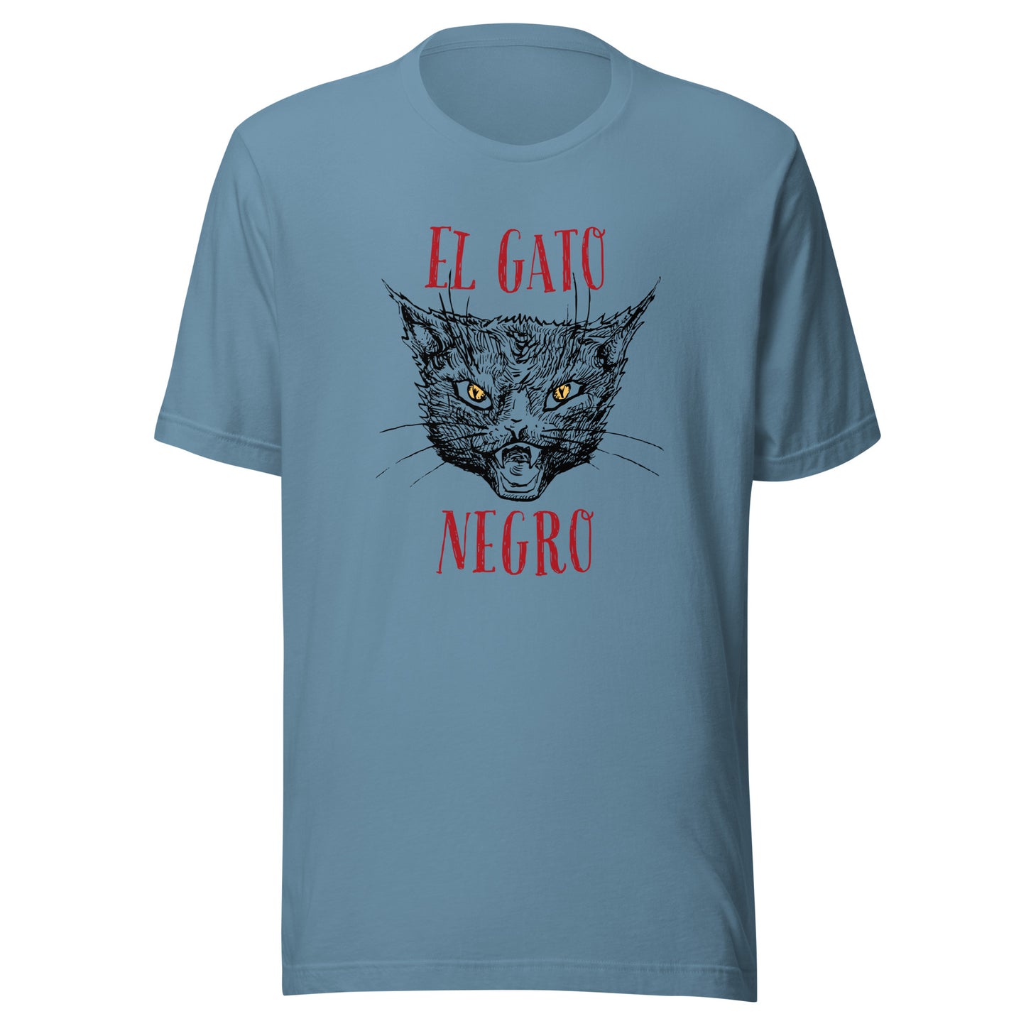 El Gato Negro illustration Unisex t-shirt